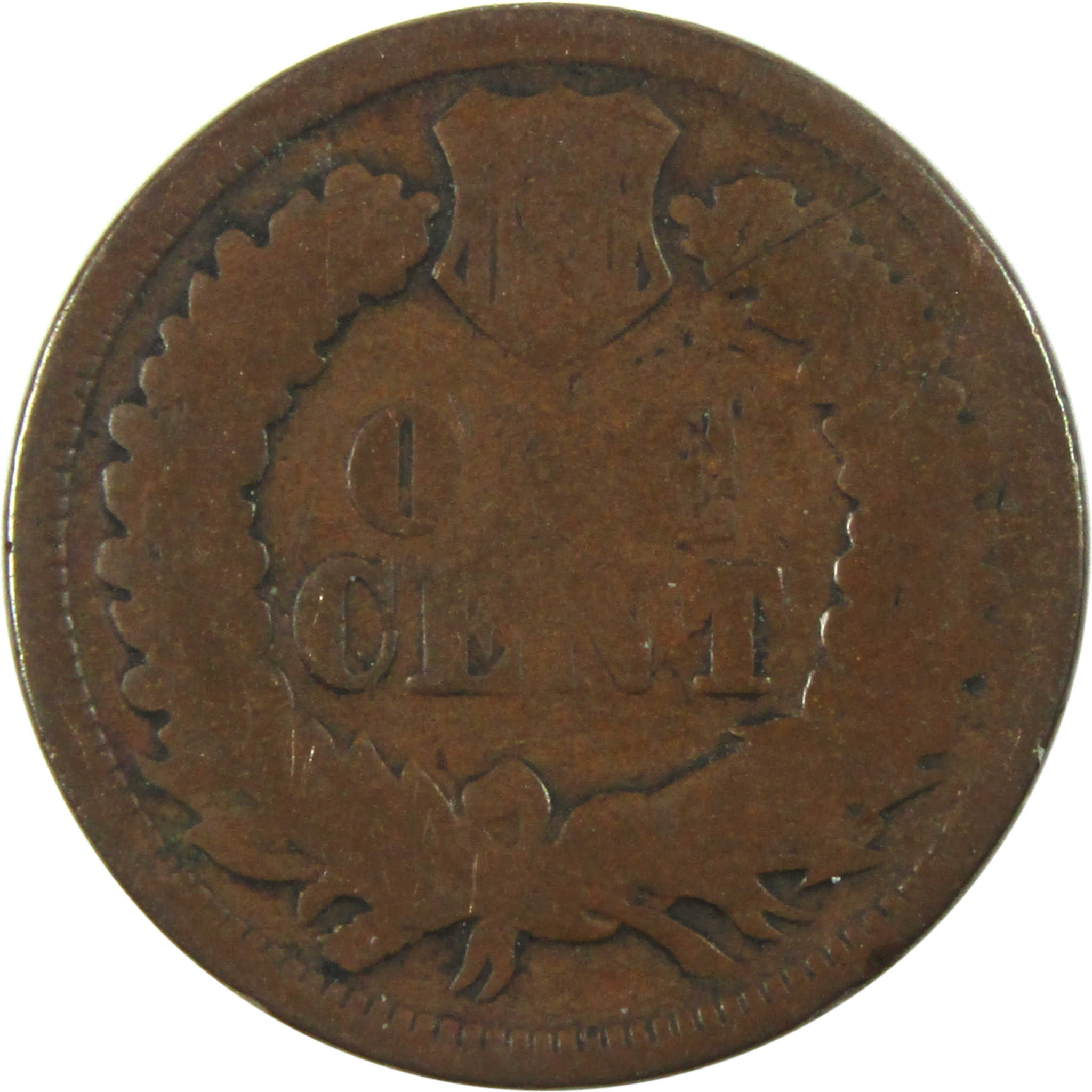 1870 Indian Head Cent G Good Penny 1c Coin SKU:I13288