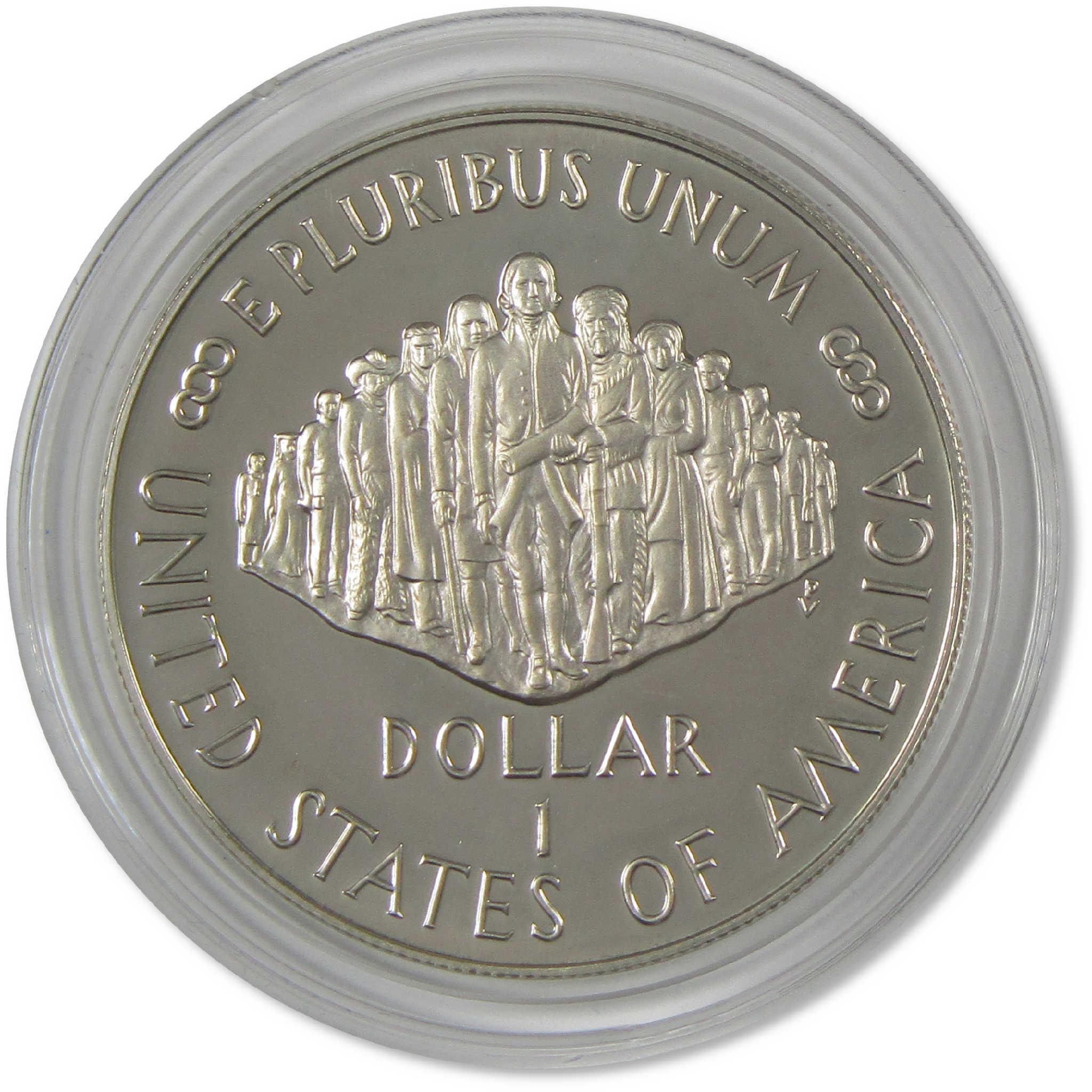 1987 S U.S. Constitution Commemorative Silver Dollar Proof OGP COA