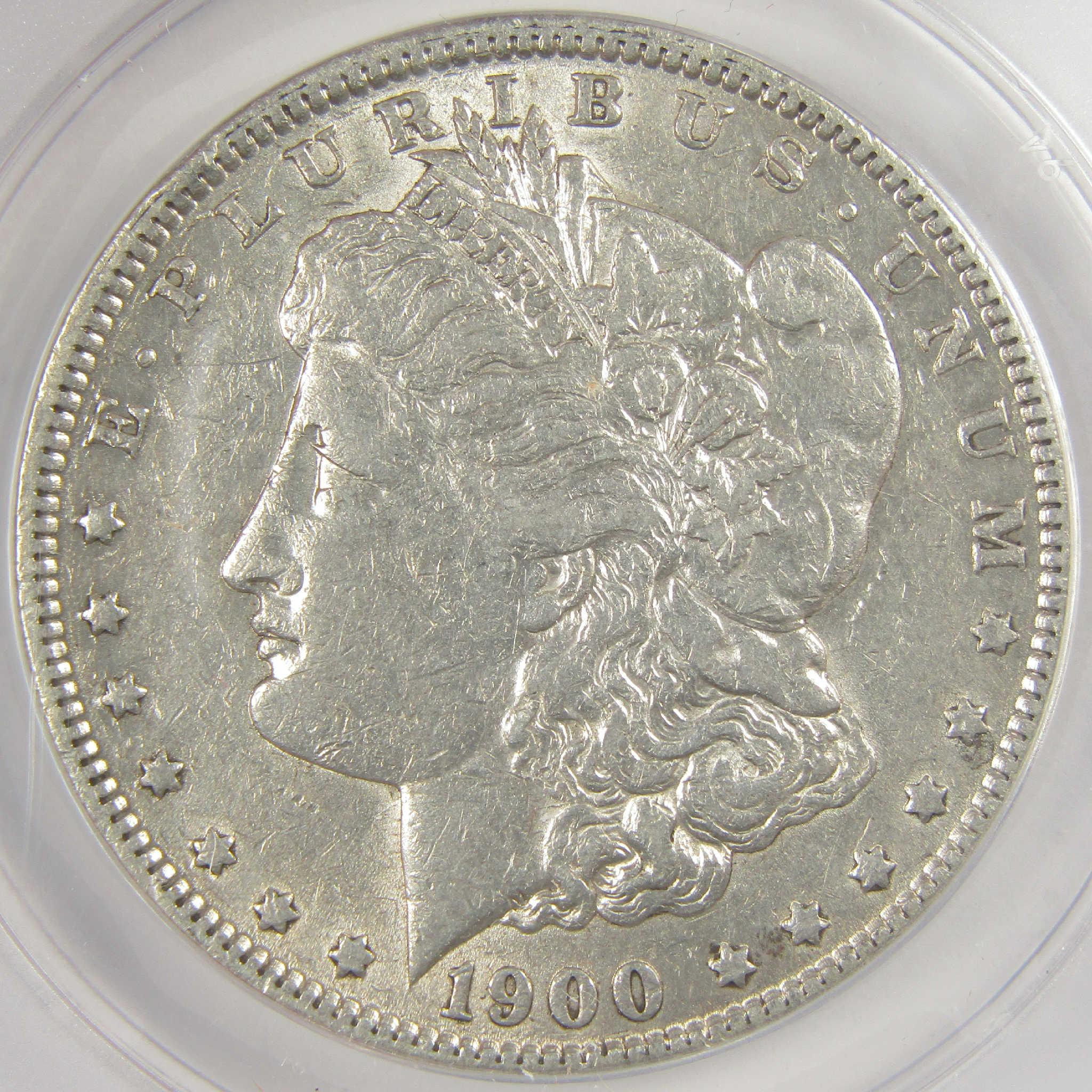 1900 O/CC Morgan Dollar EF 45 Details ANACS Silver $1 Coin SKU:I20413 - Morgan coin - Morgan silver dollar - Morgan silver dollar for sale - Profile Coins &amp; Collectibles