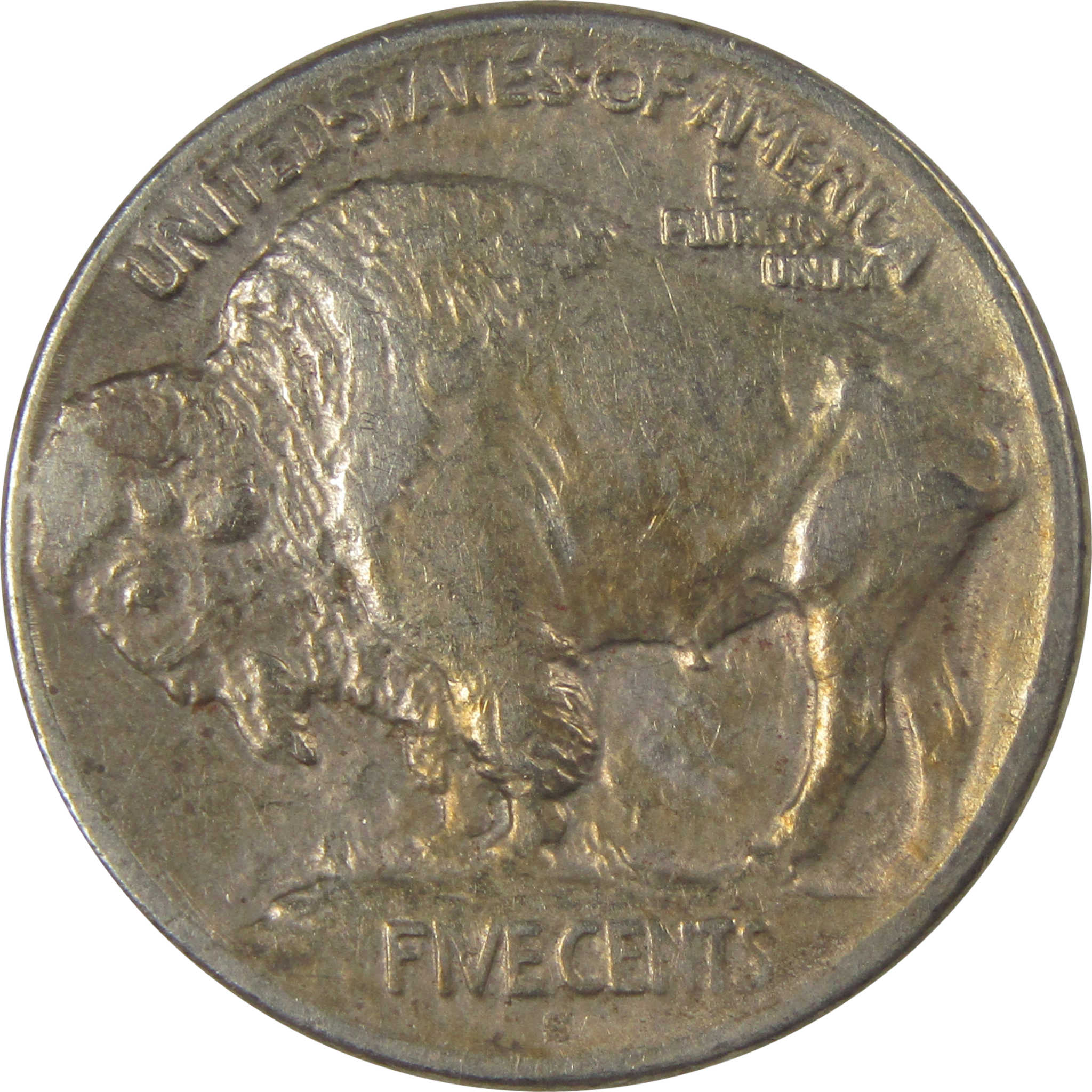 1913 S Type 1 Indian Head Buffalo Nickel F Fine Details SKU:I22901