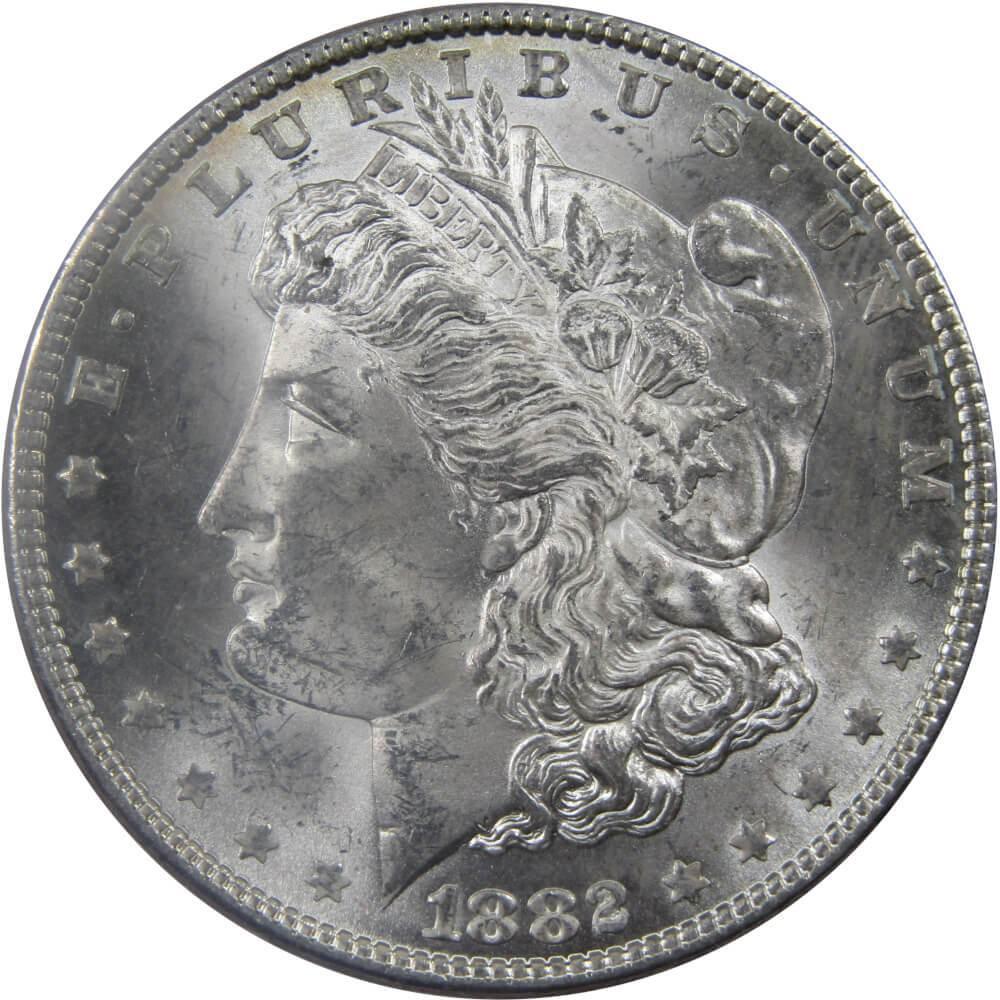 1882 Morgan Silver Dollar CH AU Choice About Uncirculated $1 Coin - Morgan coin - Morgan silver dollar - Morgan silver dollar for sale - Profile Coins &amp; Collectibles