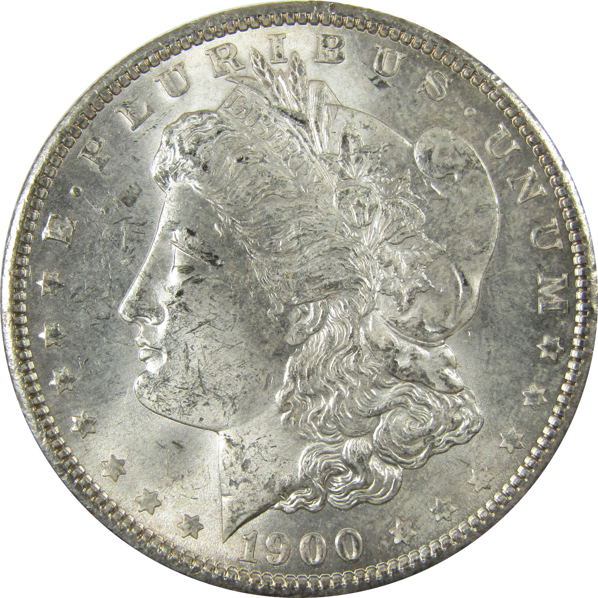 1900 Morgan Silver Dollar Uncirculated Mint State $1 Coin SKU:I27742