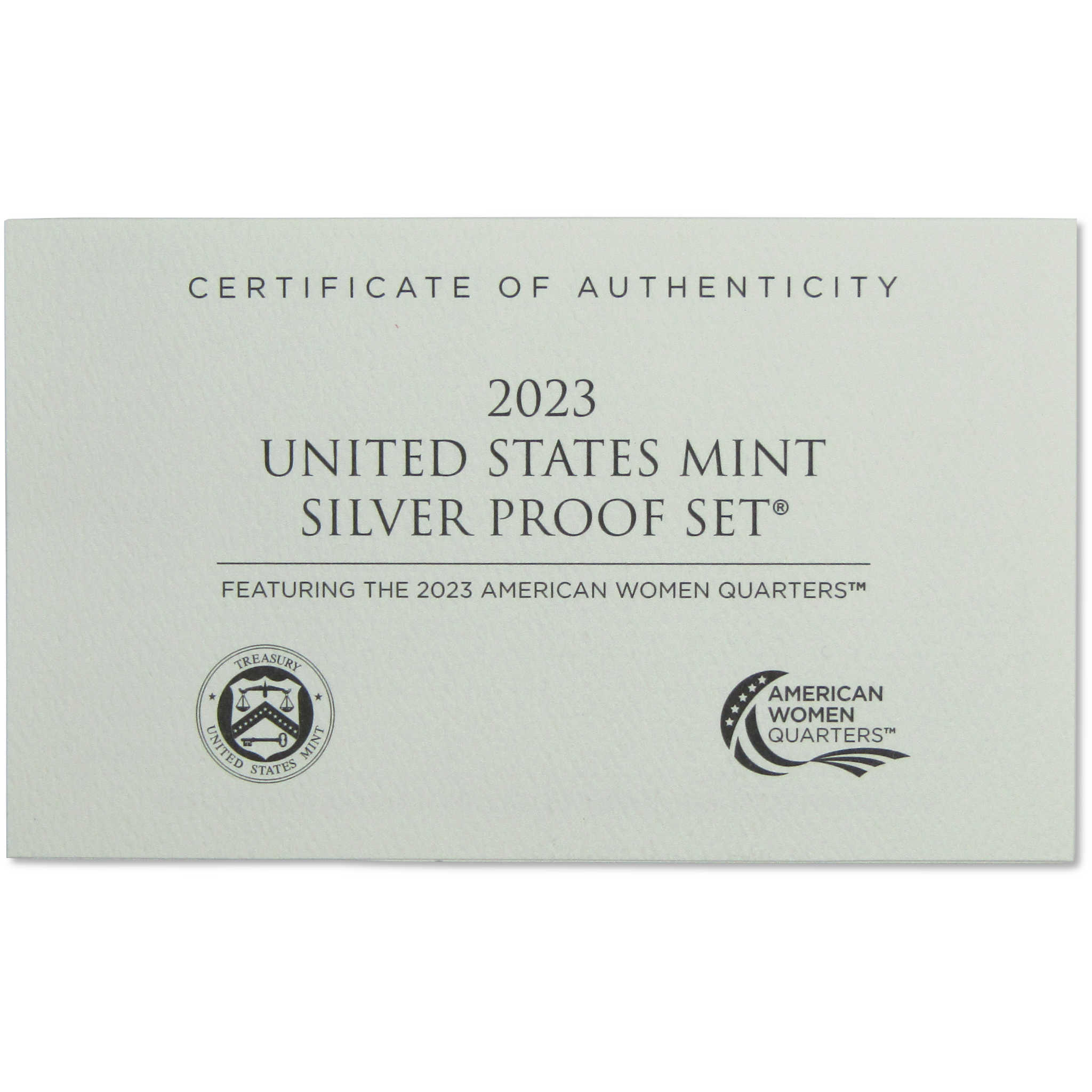 2023 Silver Proof Set U.S. Mint Original Government Packaging OGP COA