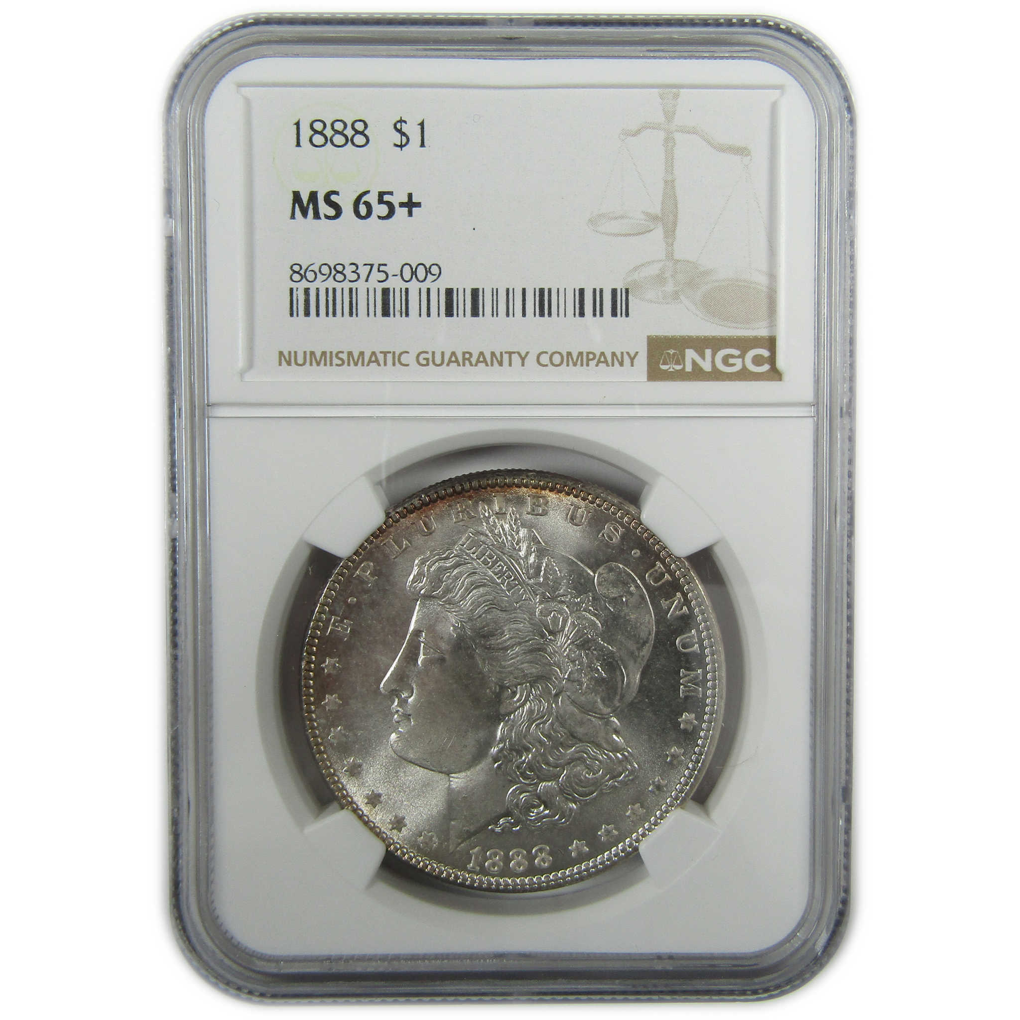 1888 Morgan Silver Dollar MS 65+ NGC Uncirculated $1 Coin SKU:I27913