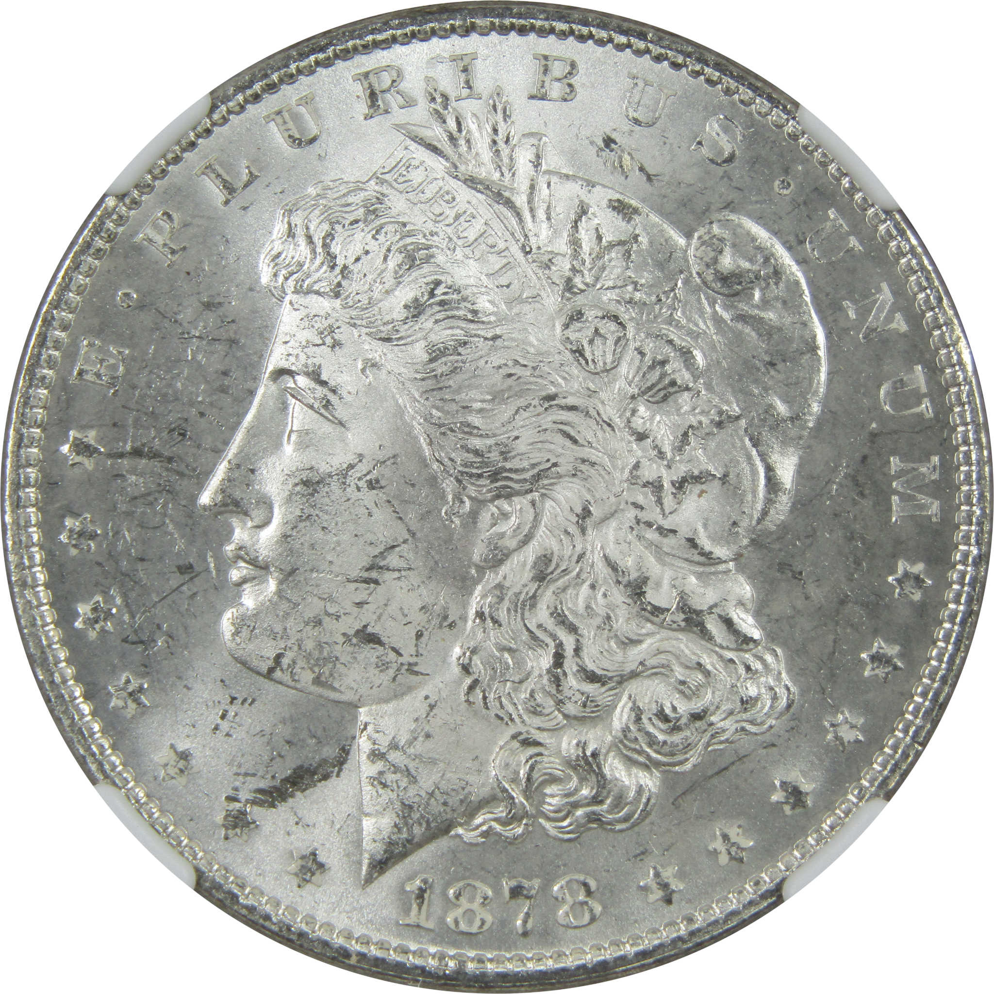 1878 7TF Rev 78 Morgan Dollar MS 62 NGC Uncirculated SKU:I14020 - Morgan coin - Morgan silver dollar - Morgan silver dollar for sale - Profile Coins &amp; Collectibles