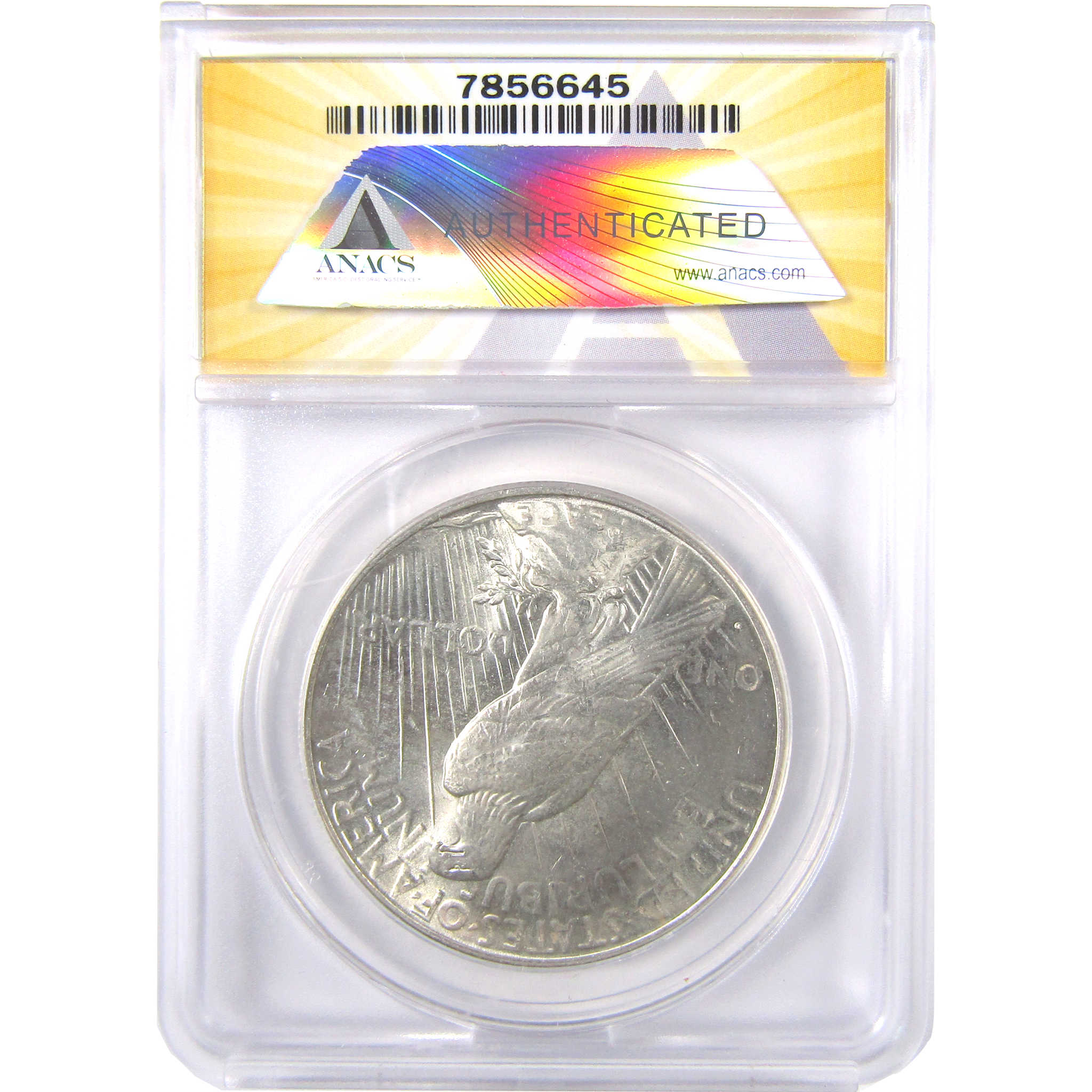 1926 D Peace Dollar MS 63 ANACS Silver Uncirculated SKU:CPC0235