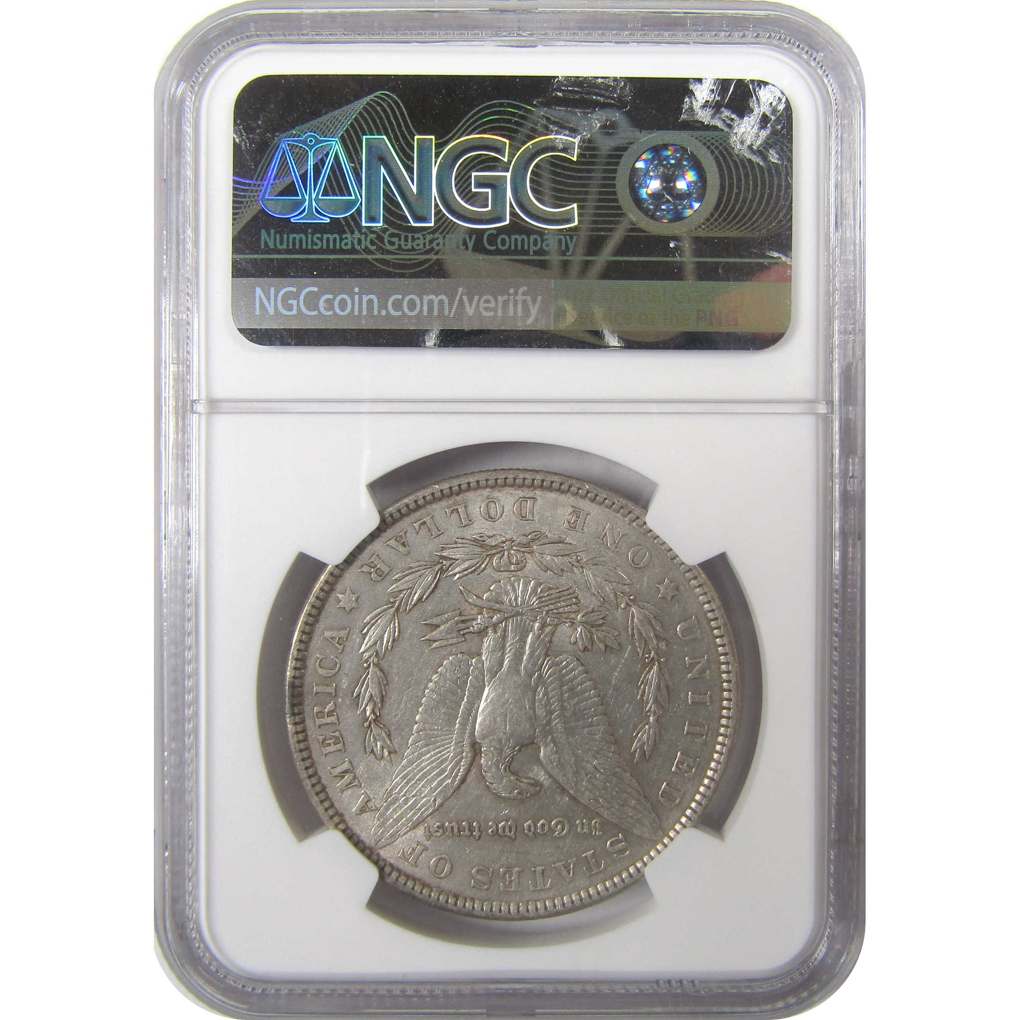 1901 Morgan Silver Dollar AU 53 NGC $1 Coin Collectible SKU:I24404