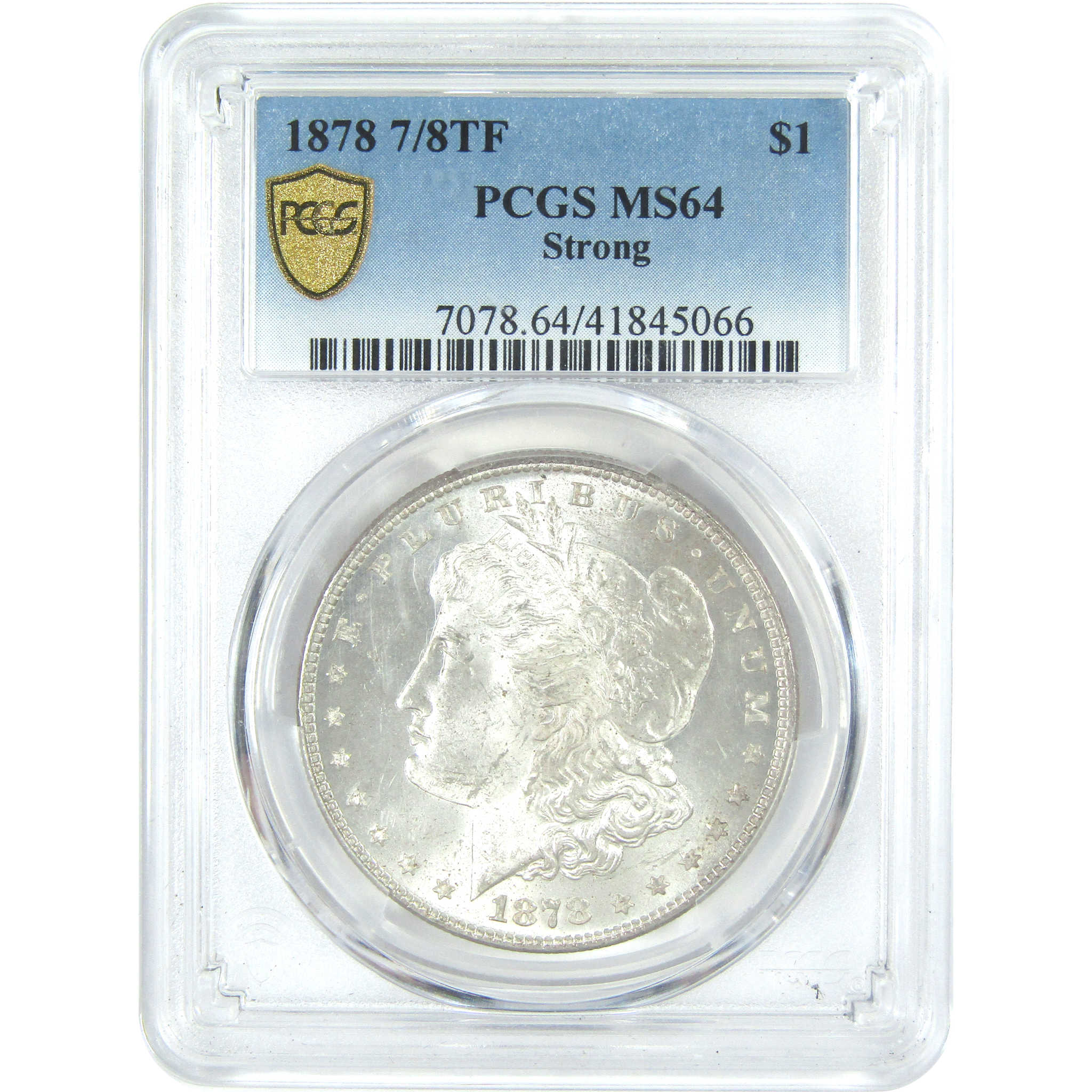 1878 7/8TF Strong Morgan Dollar MS 64 PCGS Silver $1 Coin SKU:I16501 - Morgan coin - Morgan silver dollar - Morgan silver dollar for sale - Profile Coins &amp; Collectibles