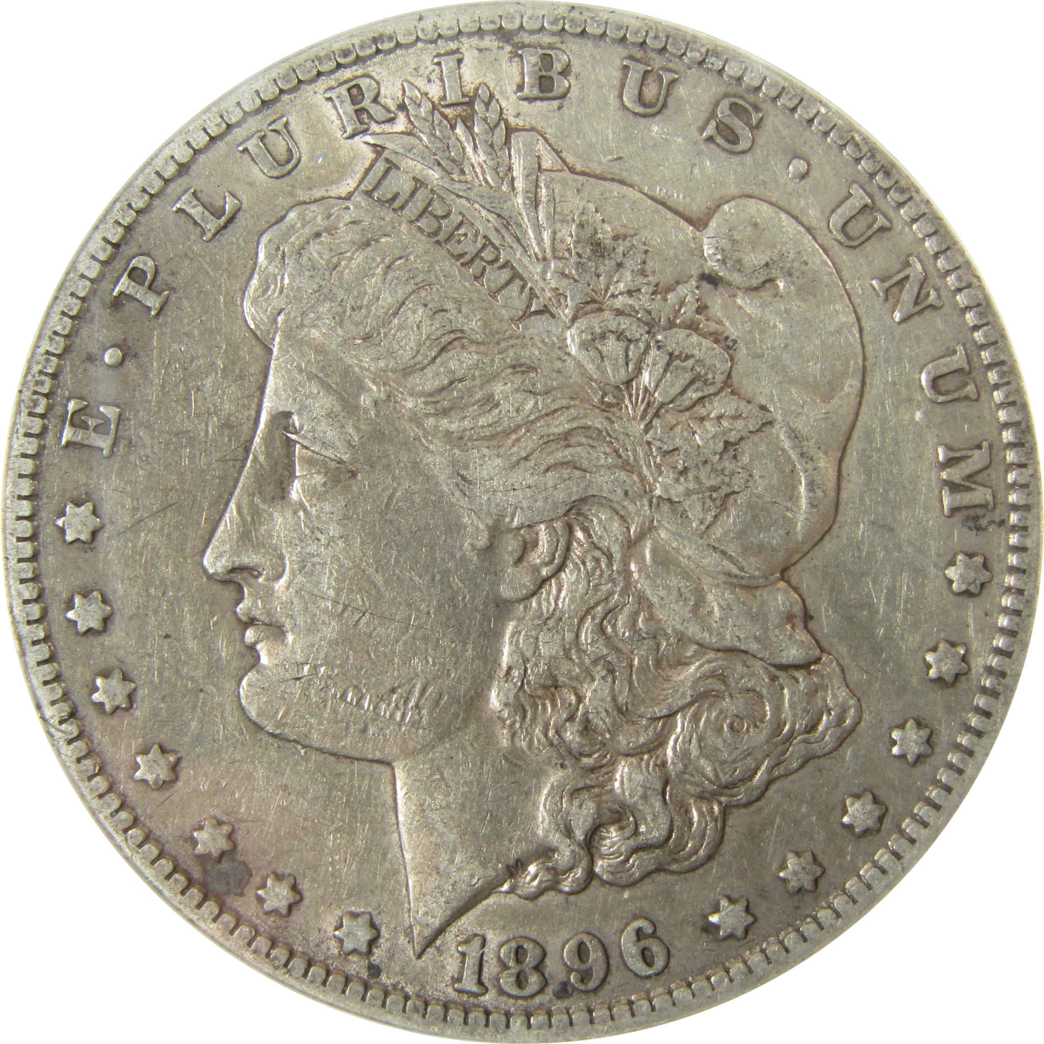 1896 S Morgan Silver Dollar EF 45 Details ANACS $1 Coin SKU:I28466