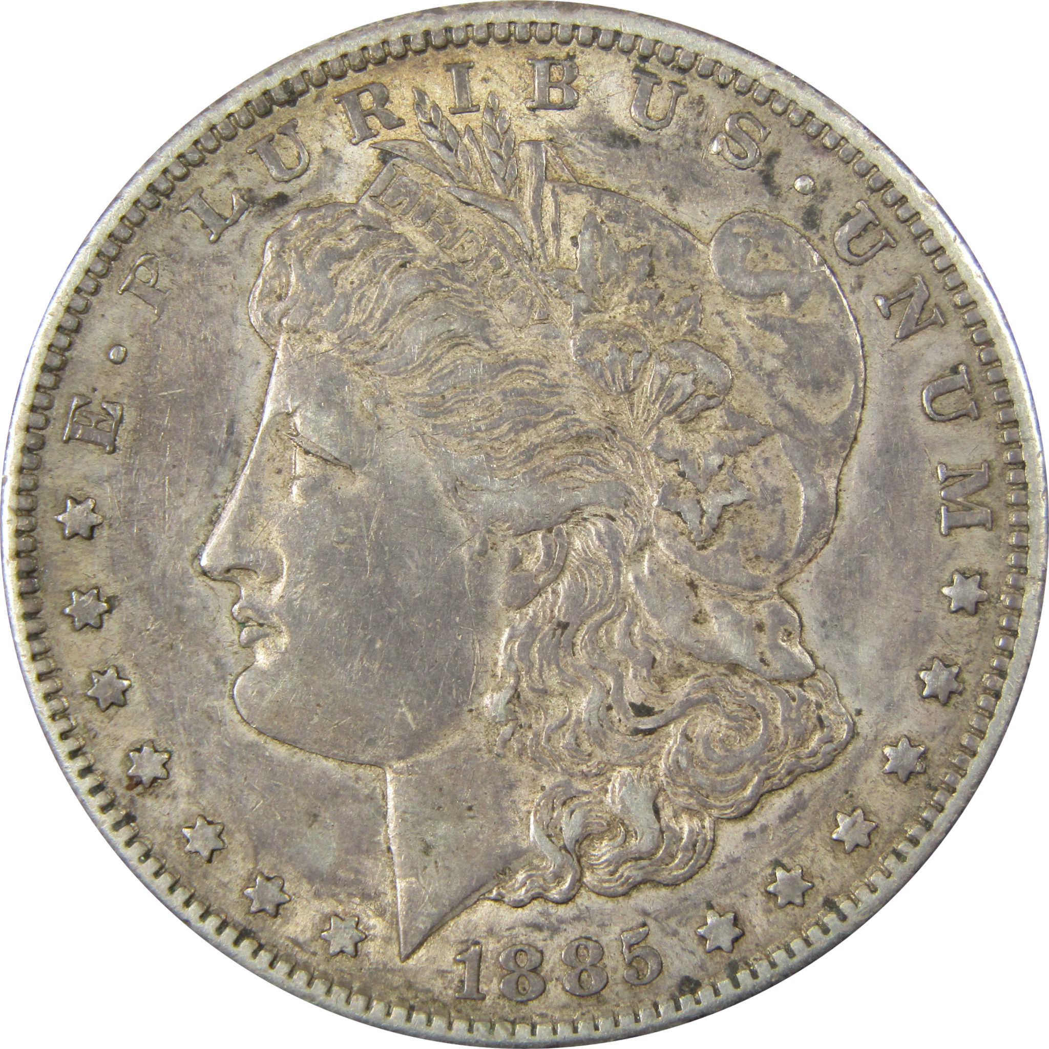 1885 S Morgan Silver Dollar XF EF Extremely Fine $1 Coin SKU:CP1387 - Morgan coin - Morgan silver dollar - Morgan silver dollar for sale - Profile Coins &amp; Collectibles