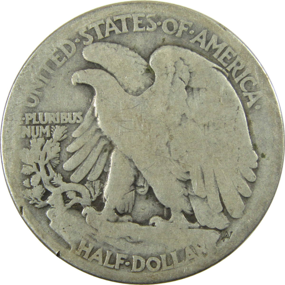 1916 S Liberty Walking Silver Half Dollar G Good Details SKU:CP1701