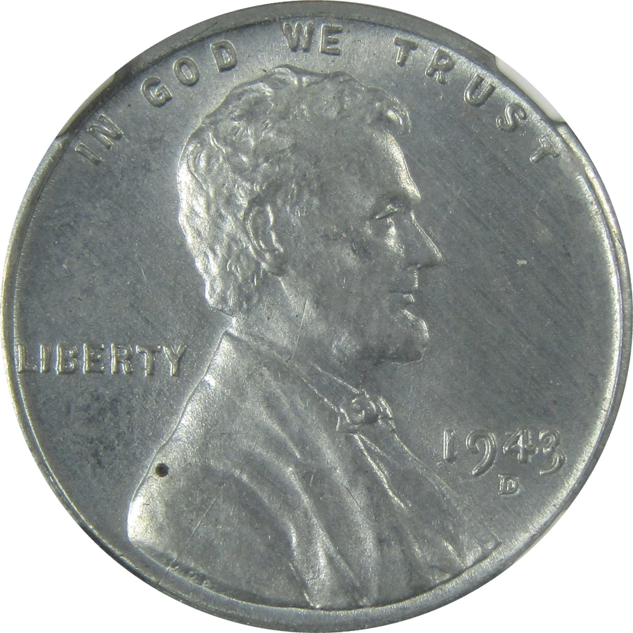 1943 D Lincoln Wheat Steel Cent MS 65 NGC 75th Anniversary SKU:CP1541