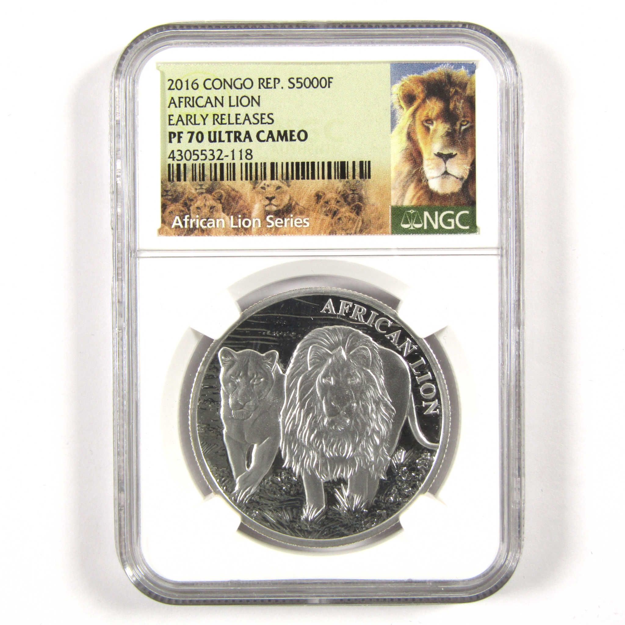 2016 African Lion 3 Piece Set PF 70/MS 70 UCAM NGC 3 oz SKU:CPC6142