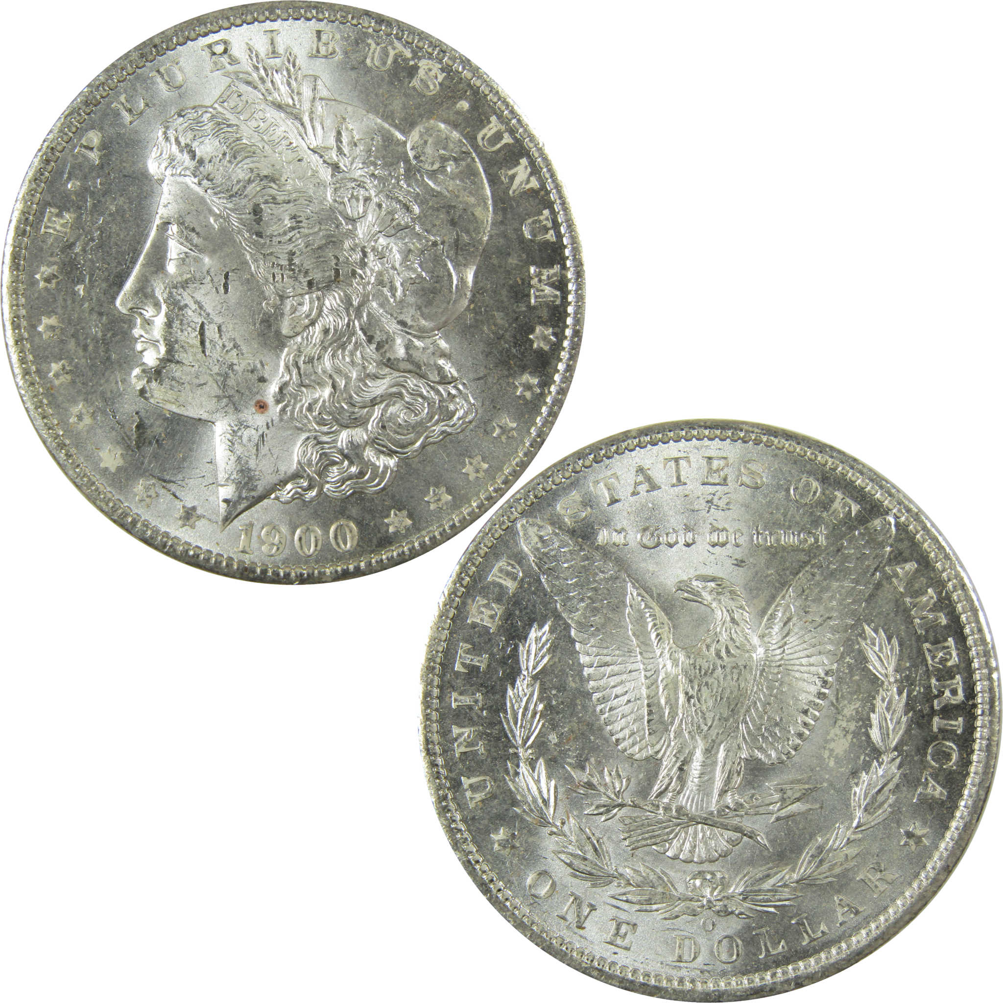 1900 O Morgan Silver Dollar Uncirculated Mint State $1 Coin SKU:I27747