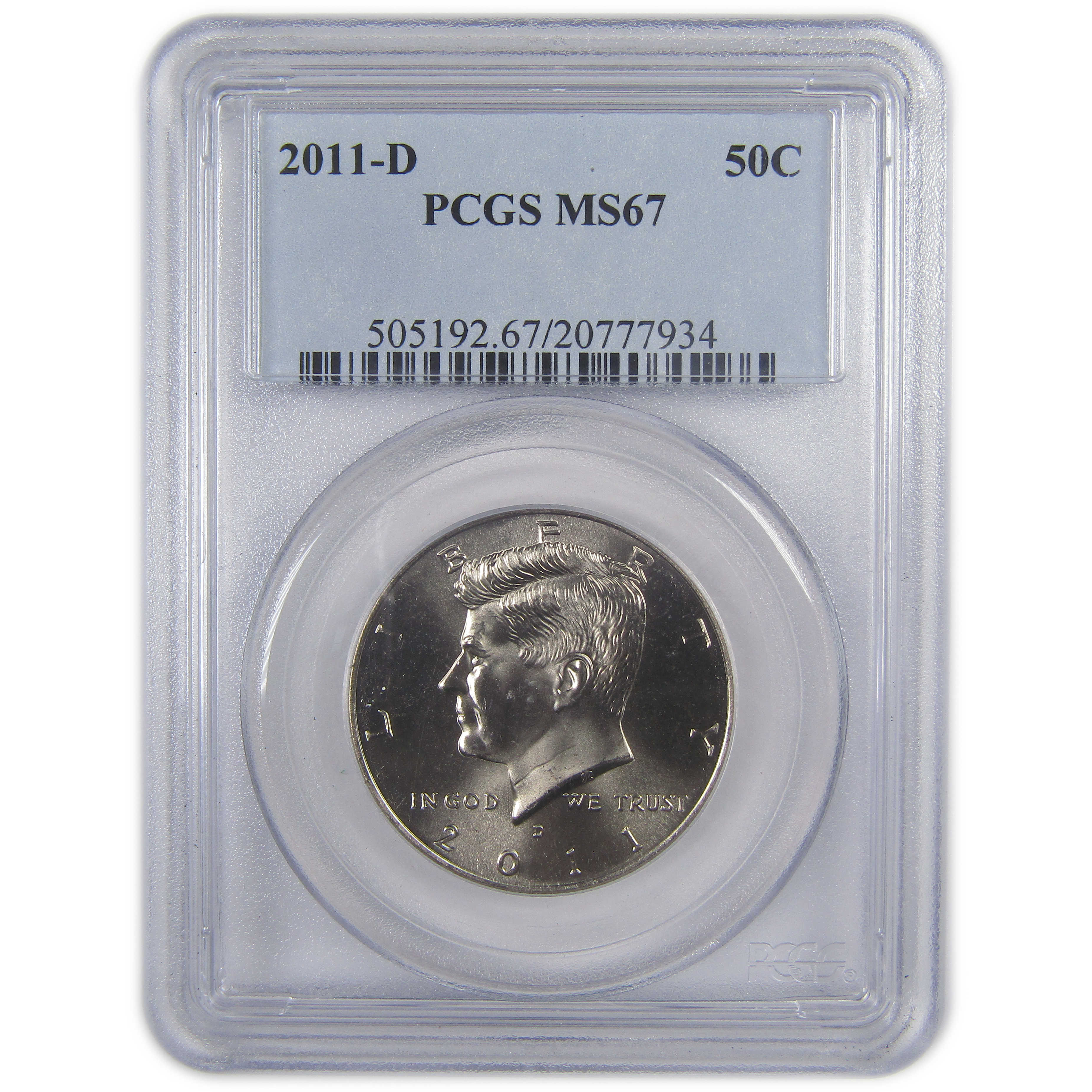 2011 D Kennedy Half Dollar MS 67 PCGS Clad Uncirculated SKU:CPC9734