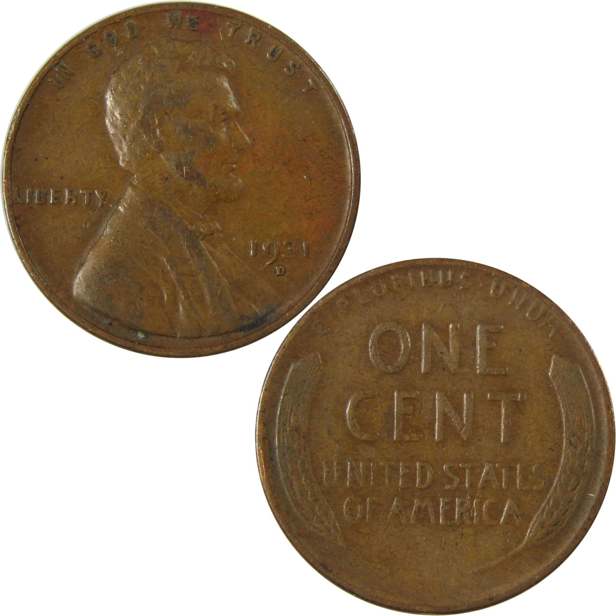 1931 D Lincoln Wheat Cent VF Very Fine Penny 1c Coin SKU:I27306
