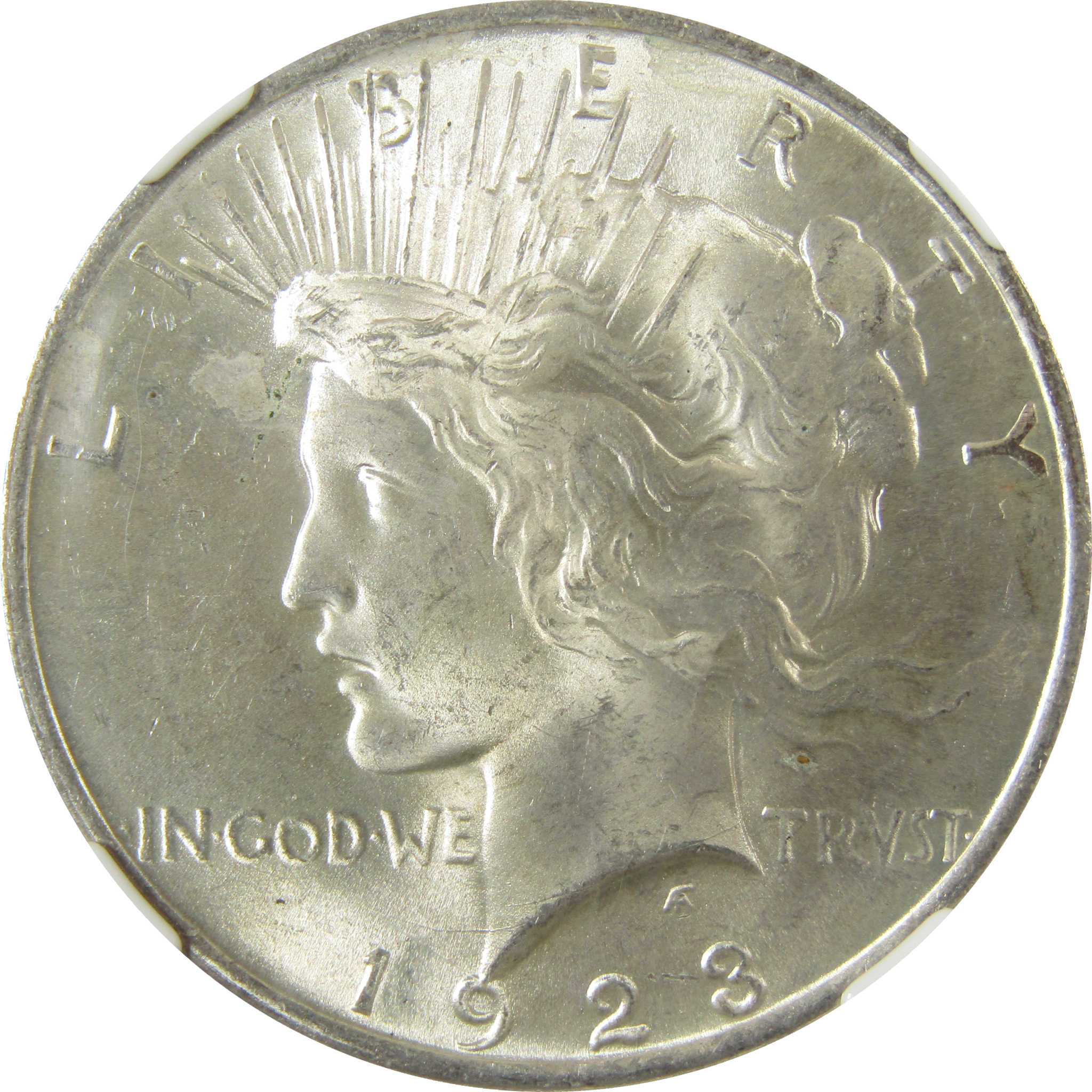 1923 Peace Silver Dollar MS 64 NGC Uncirculated $1 Coin SKU:CP1664