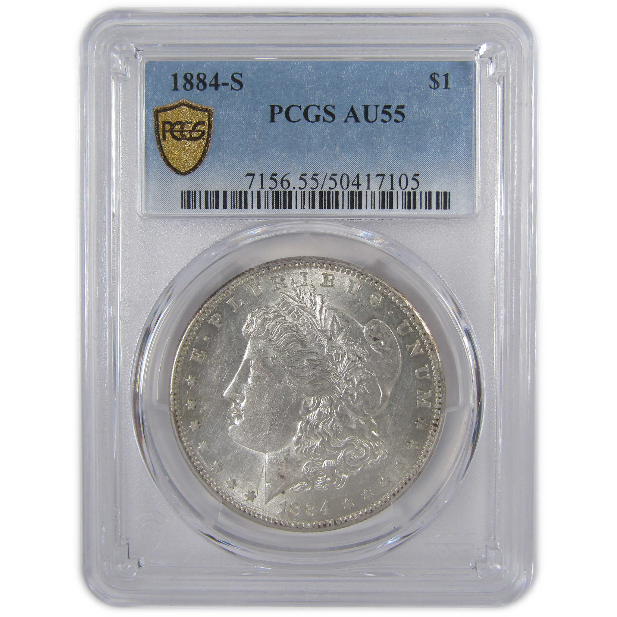 1884 S Morgan Dollar AU 55 PCGS Silver $1 Coin SKU:I17770 - Morgan coin - Morgan silver dollar - Morgan silver dollar for sale - Profile Coins &amp; Collectibles