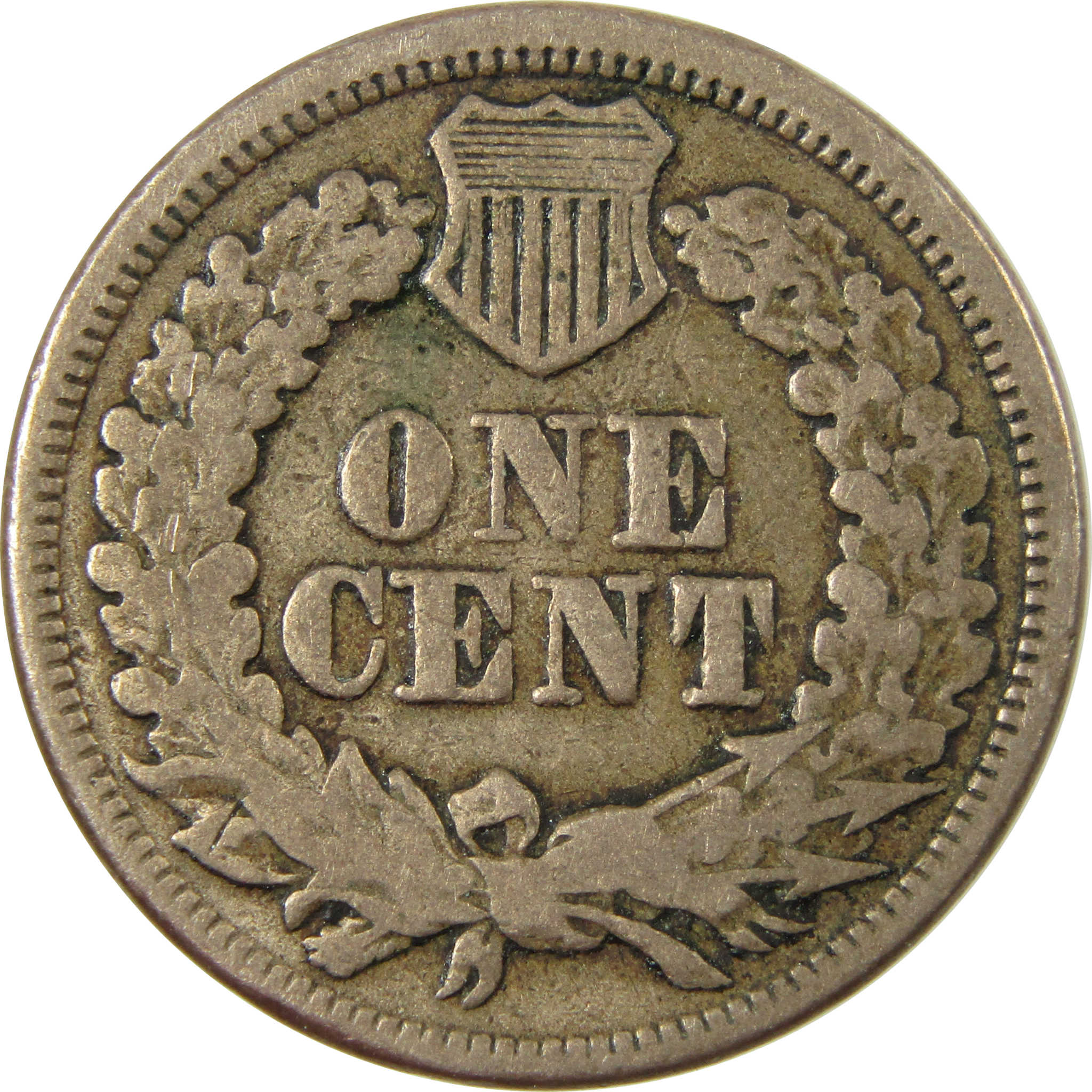 1863 Indian Head Cent VG Very Good Details Penny 1c Coin SKU:CP1236