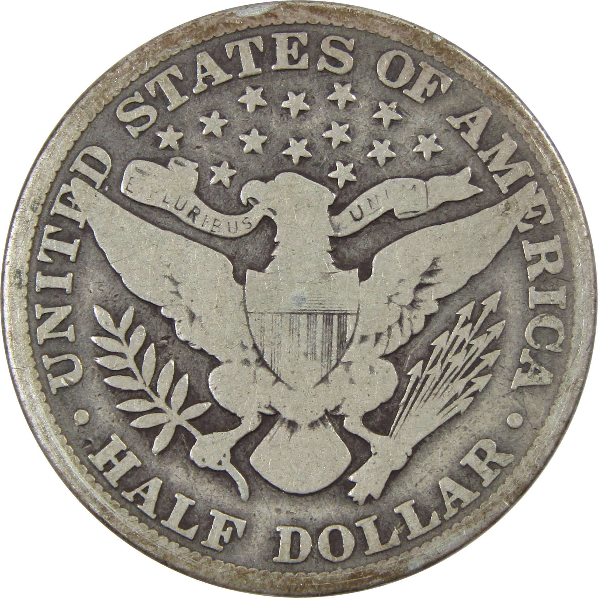 1913 Barber Half Dollar AG About Good Silver 50c Coin SKU:I13832