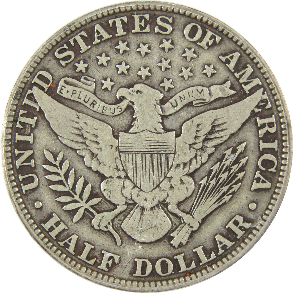 1915 Barber Silver Half Dollar F 12 Details ANACS 50c Coin SKU:I28578