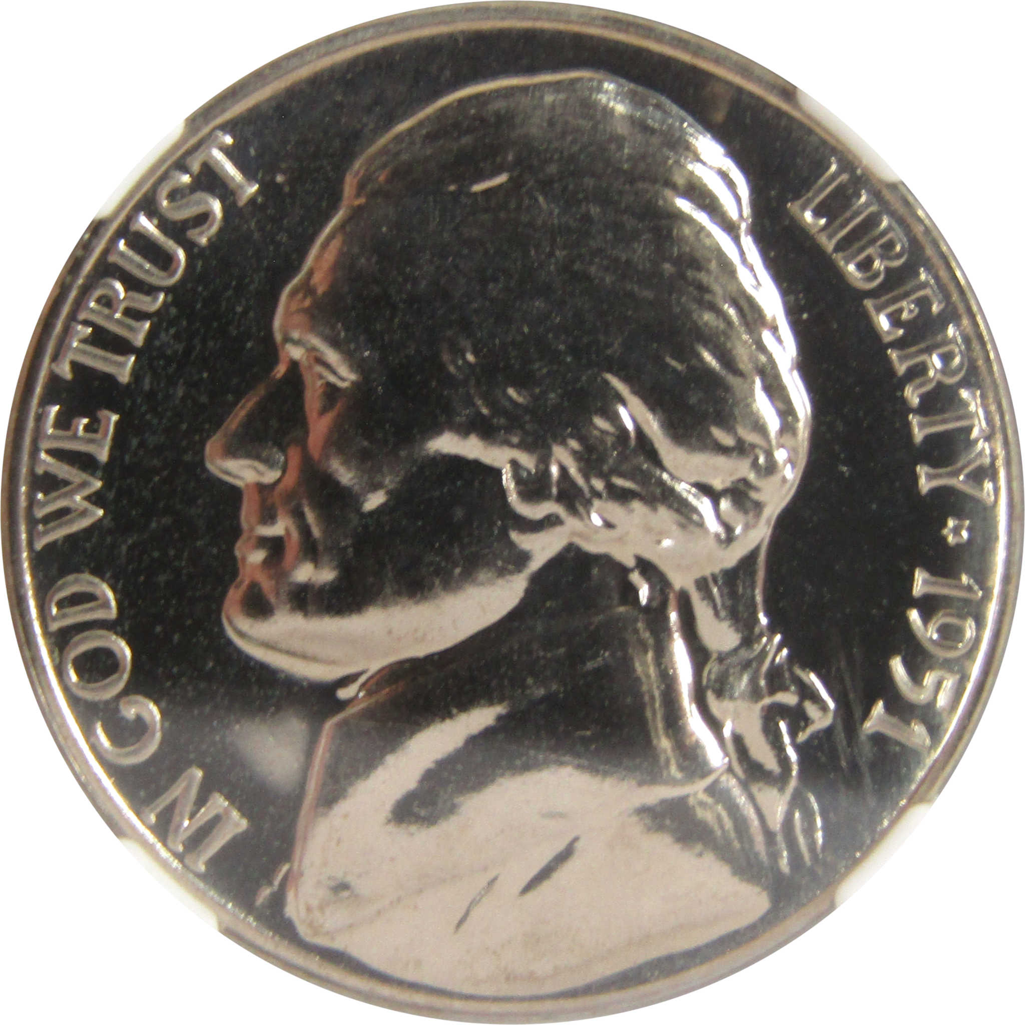 1951 Jefferson Nickel PF 68 NGC Proof 5c Coin Collectible SKU:I27333
