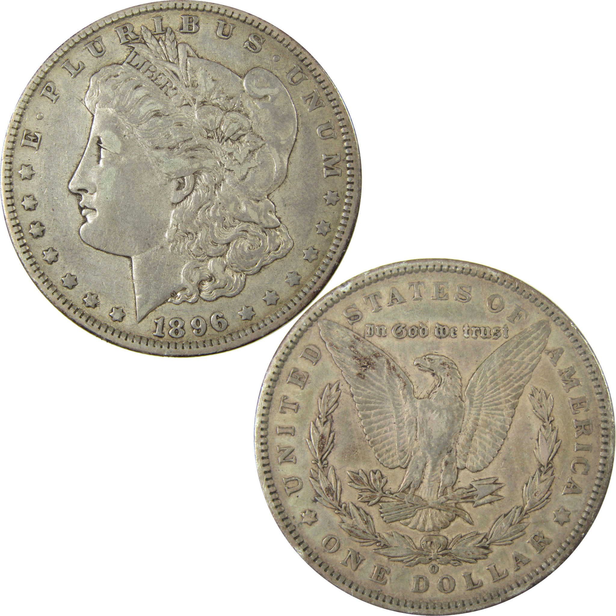 1896 O Morgan Silver Dollar VF Very Fine $1 Coin SKU:CP1632