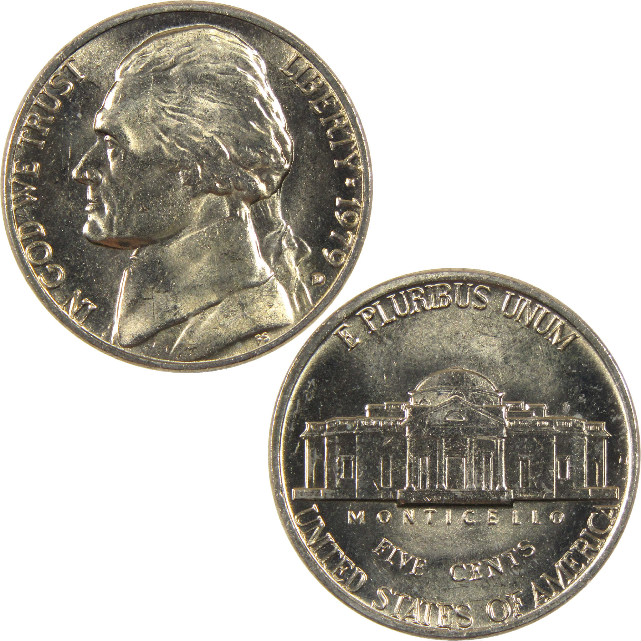 1979 D Jefferson Nickel BU Uncirculated 5c Coin