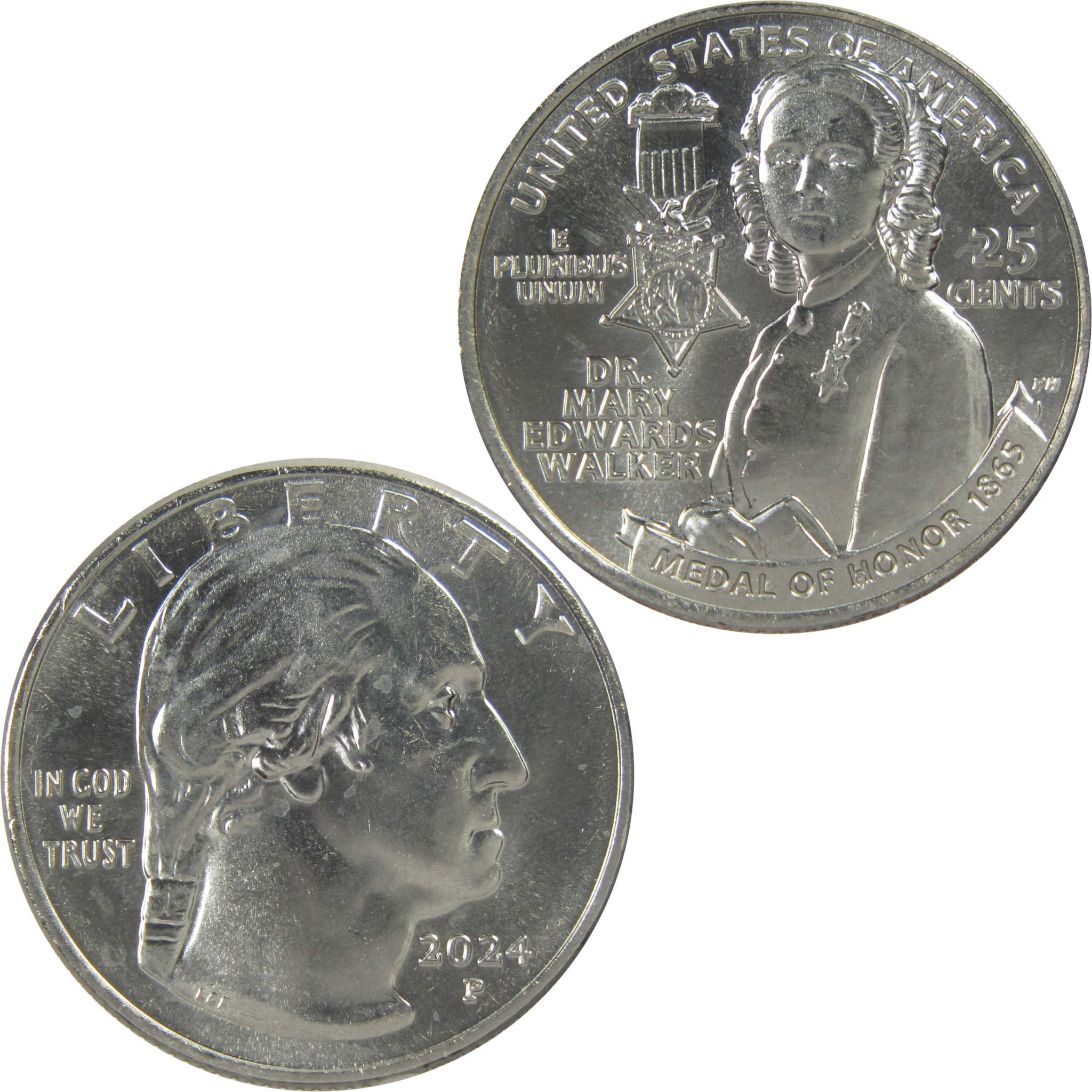 2024 P Mary Edwards Walker American Women Quarter Uncirculated Clad