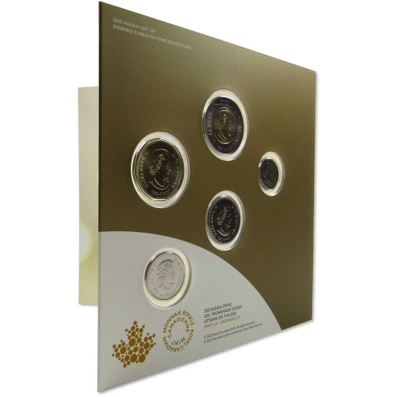 Peace & Joy Holiday 5-Coin Gift Card Set BU 2023 Canada SKU:OPC105
