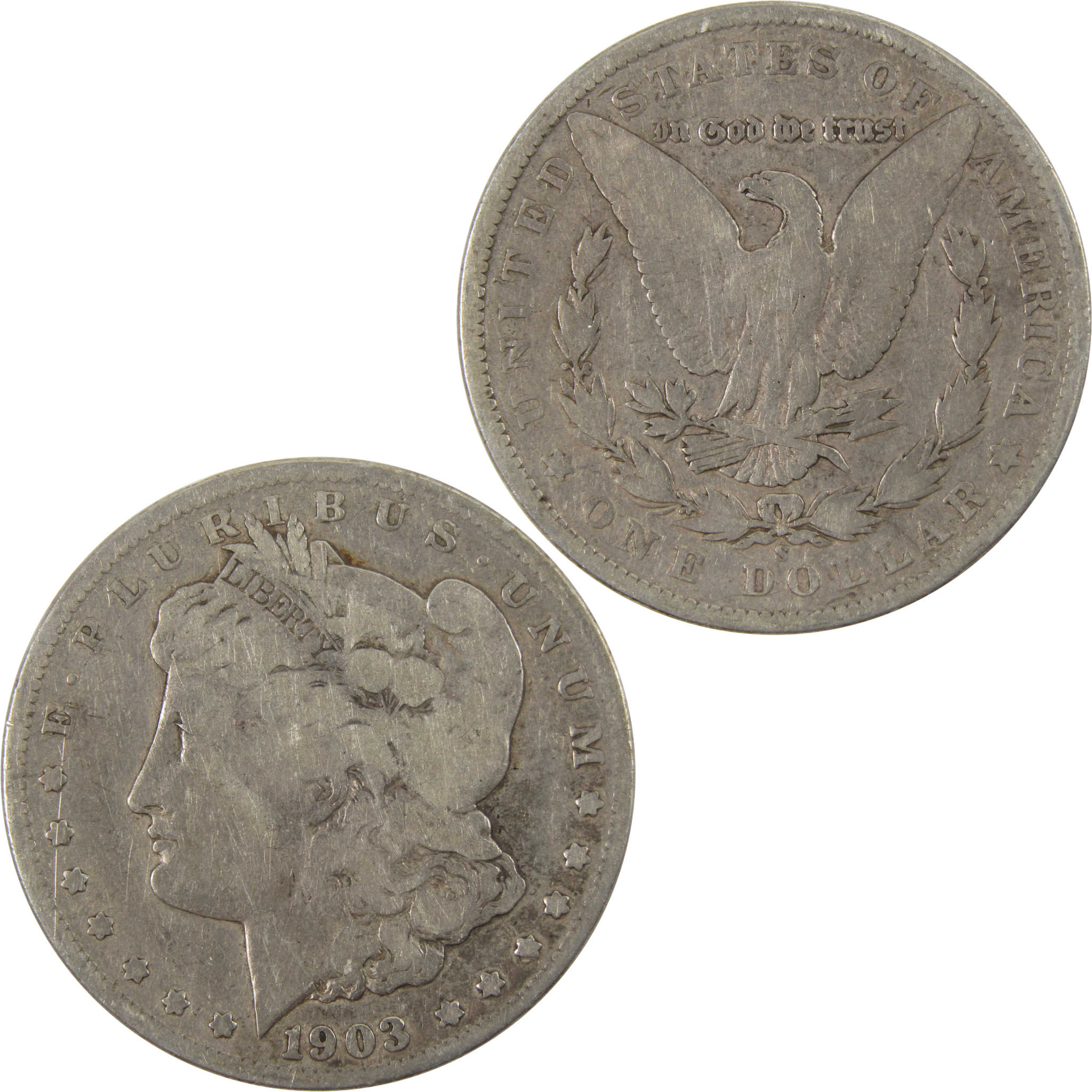 1903 S Morgan Dollar AG About Good 90% Silver $1 Coin SKU:I10041 - Morgan coin - Morgan silver dollar - Morgan silver dollar for sale - Profile Coins &amp; Collectibles