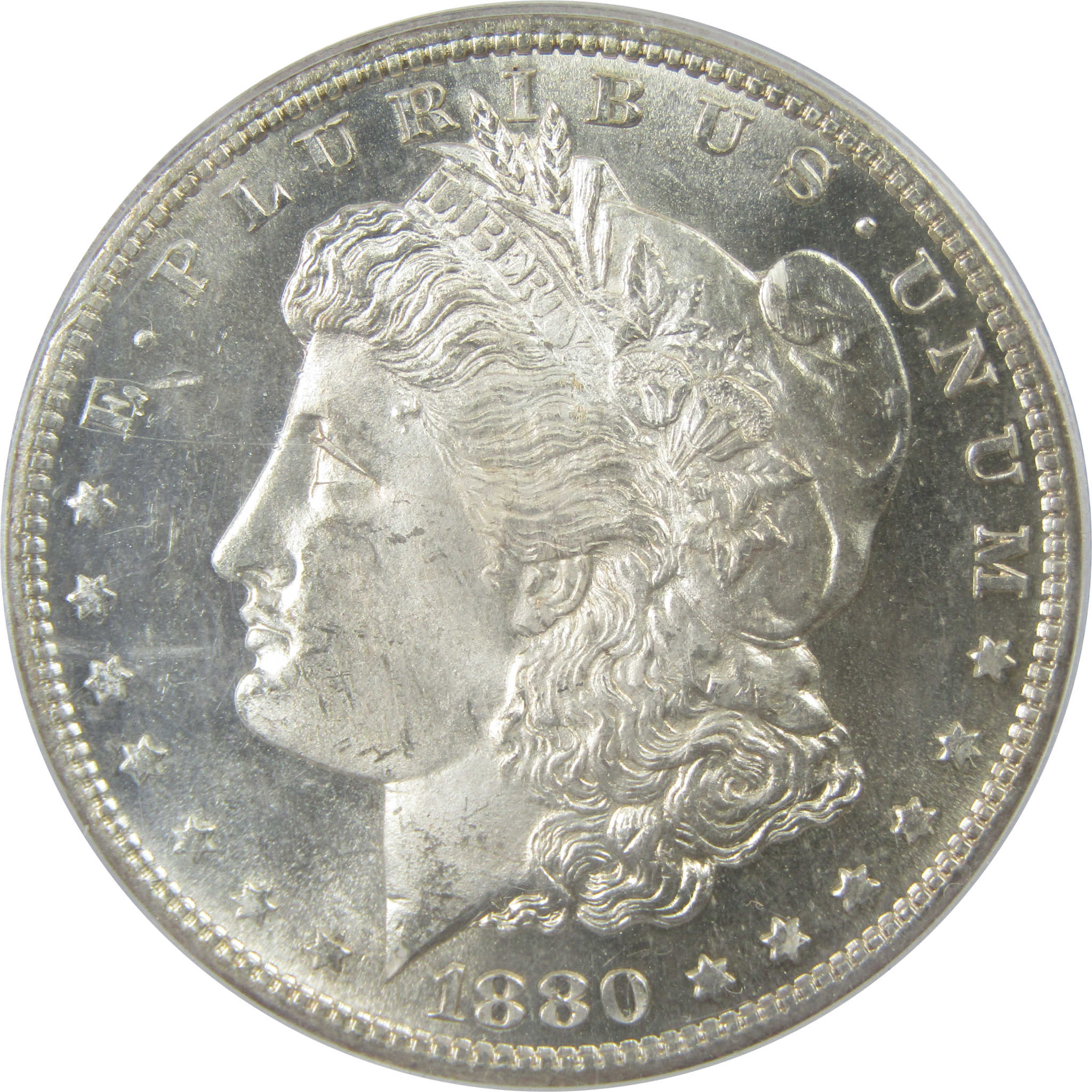 1880 S Morgan Dollar MS 64 PCGS Silver $1 Proof-Like Coin SKU:CPC7164 - Morgan coin - Morgan silver dollar - Morgan silver dollar for sale - Profile Coins &amp; Collectibles