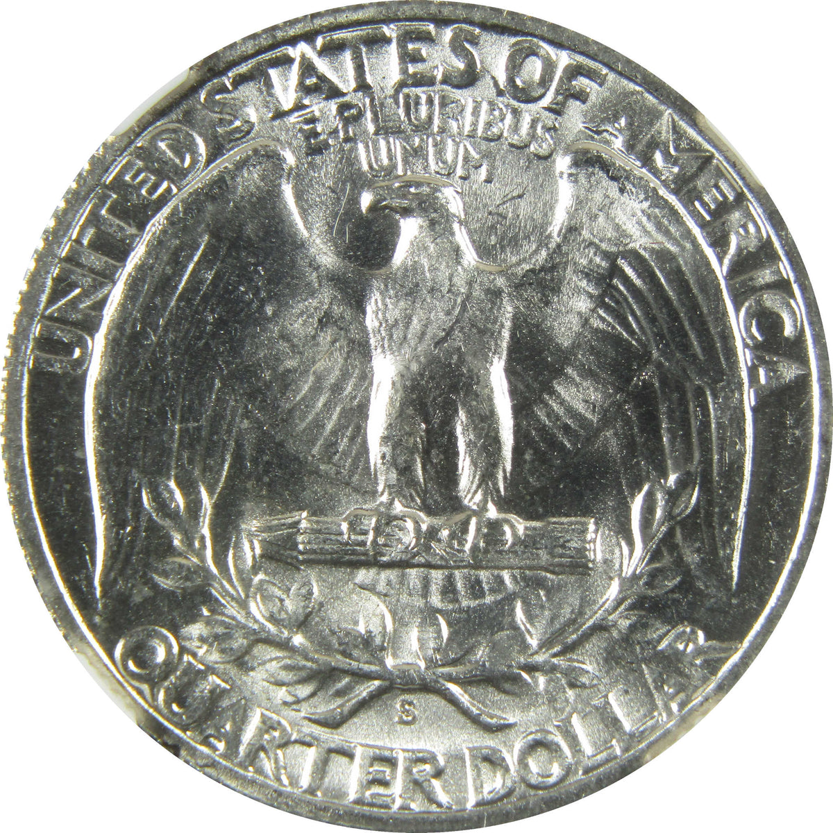 1942 S Washington Silver 25c MS 64 NGC Bag Fragment SKU:I28701