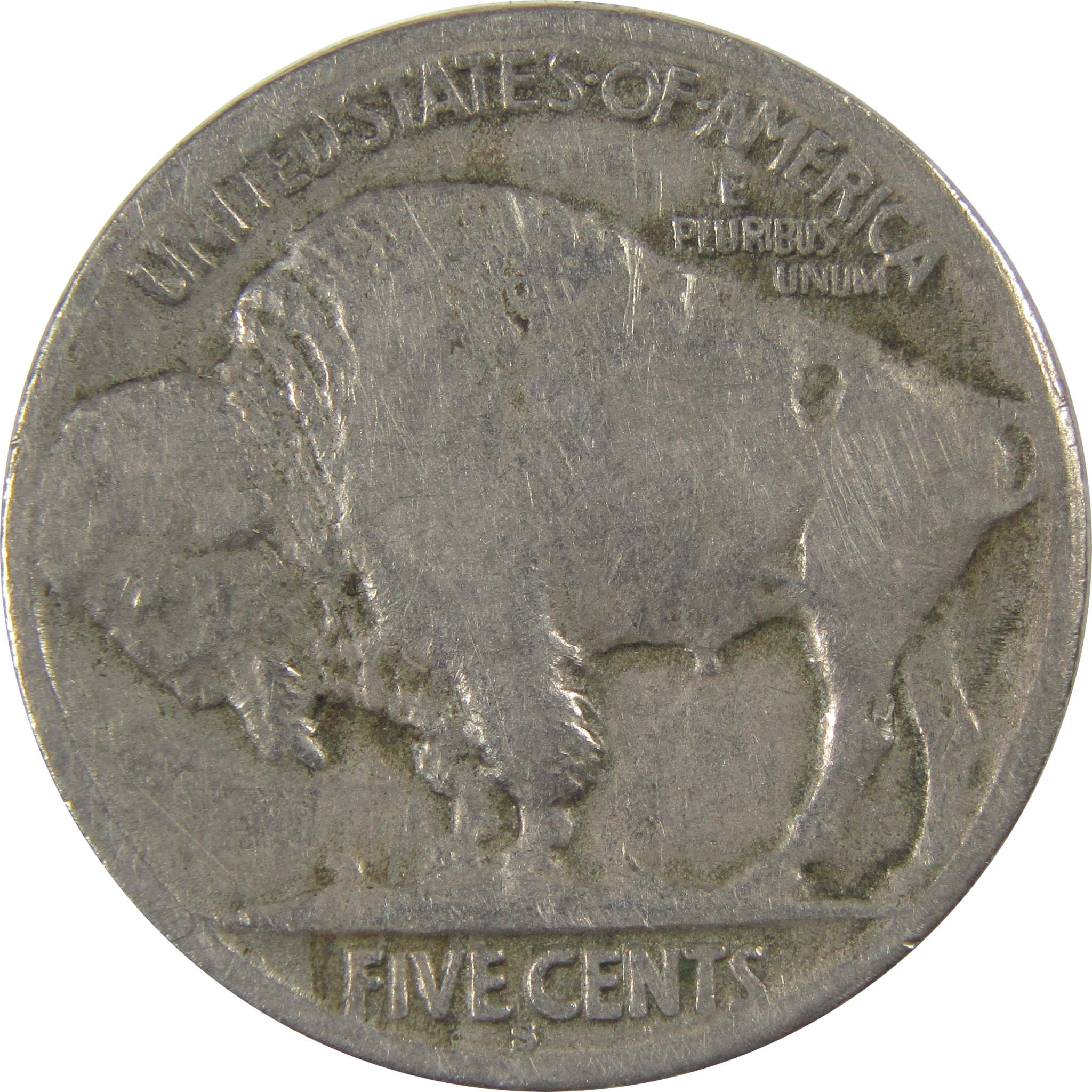 1914 S Indian Head Buffalo Nickel VG Very Good 5c Coin SKU:I23731