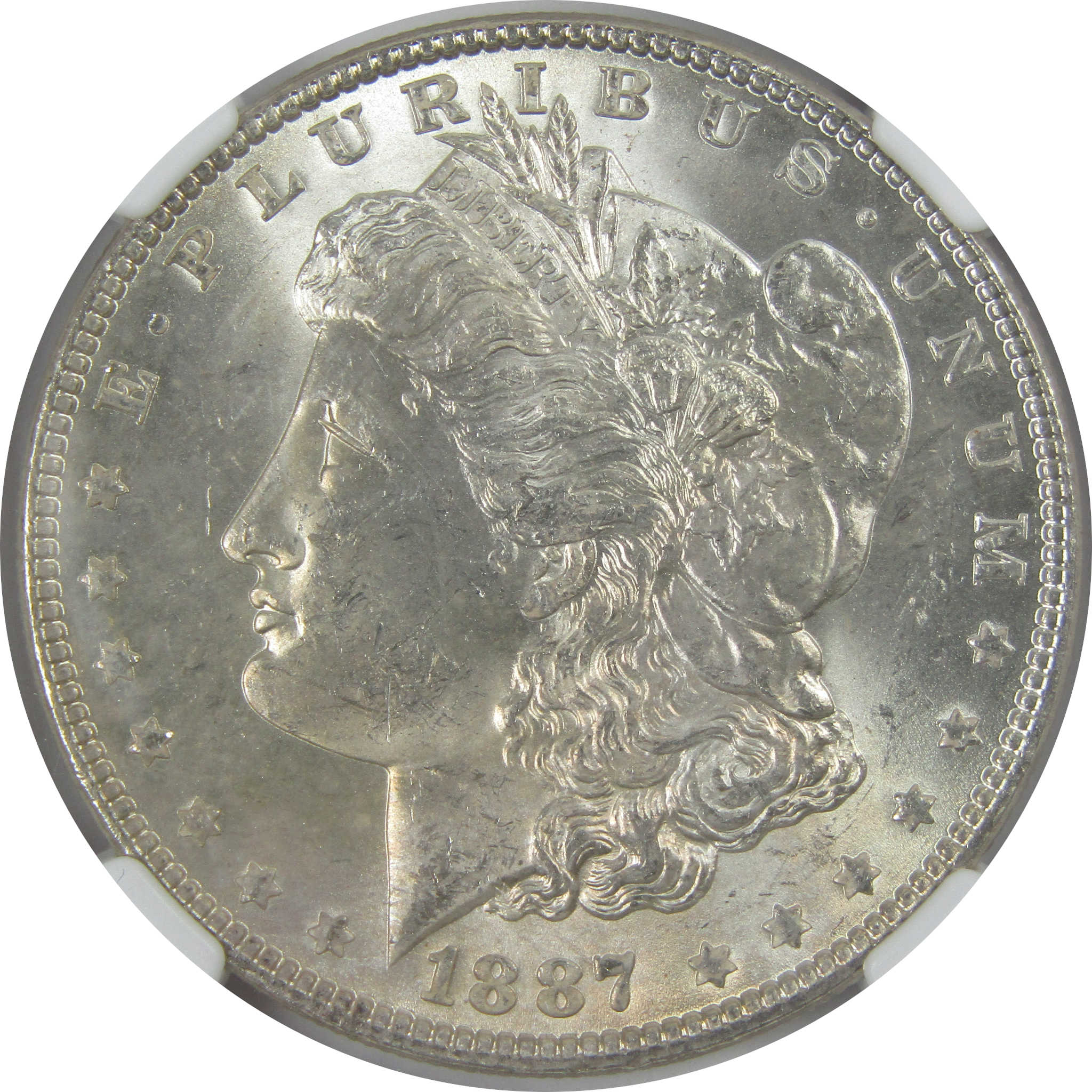 1887 Morgan Dollar MS 63 NGC Silver $1 Uncirculated Coin SKU:I15757 - Morgan coin - Morgan silver dollar - Morgan silver dollar for sale - Profile Coins &amp; Collectibles