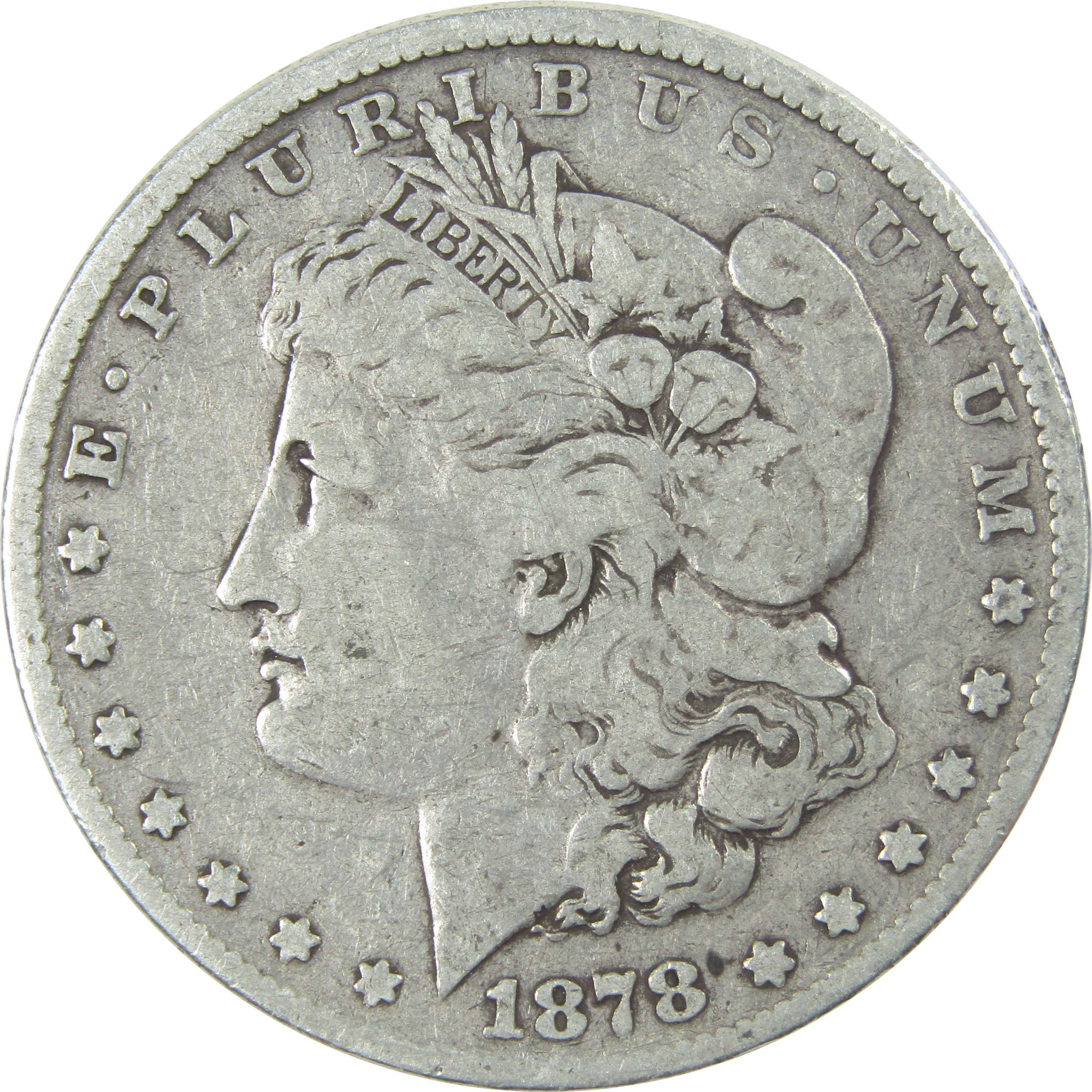 1878 7TF Rev 78 Morgan Dollar VG Very Good Silver $1 Coin SKU:I13909 - Morgan coin - Morgan silver dollar - Morgan silver dollar for sale - Profile Coins &amp; Collectibles