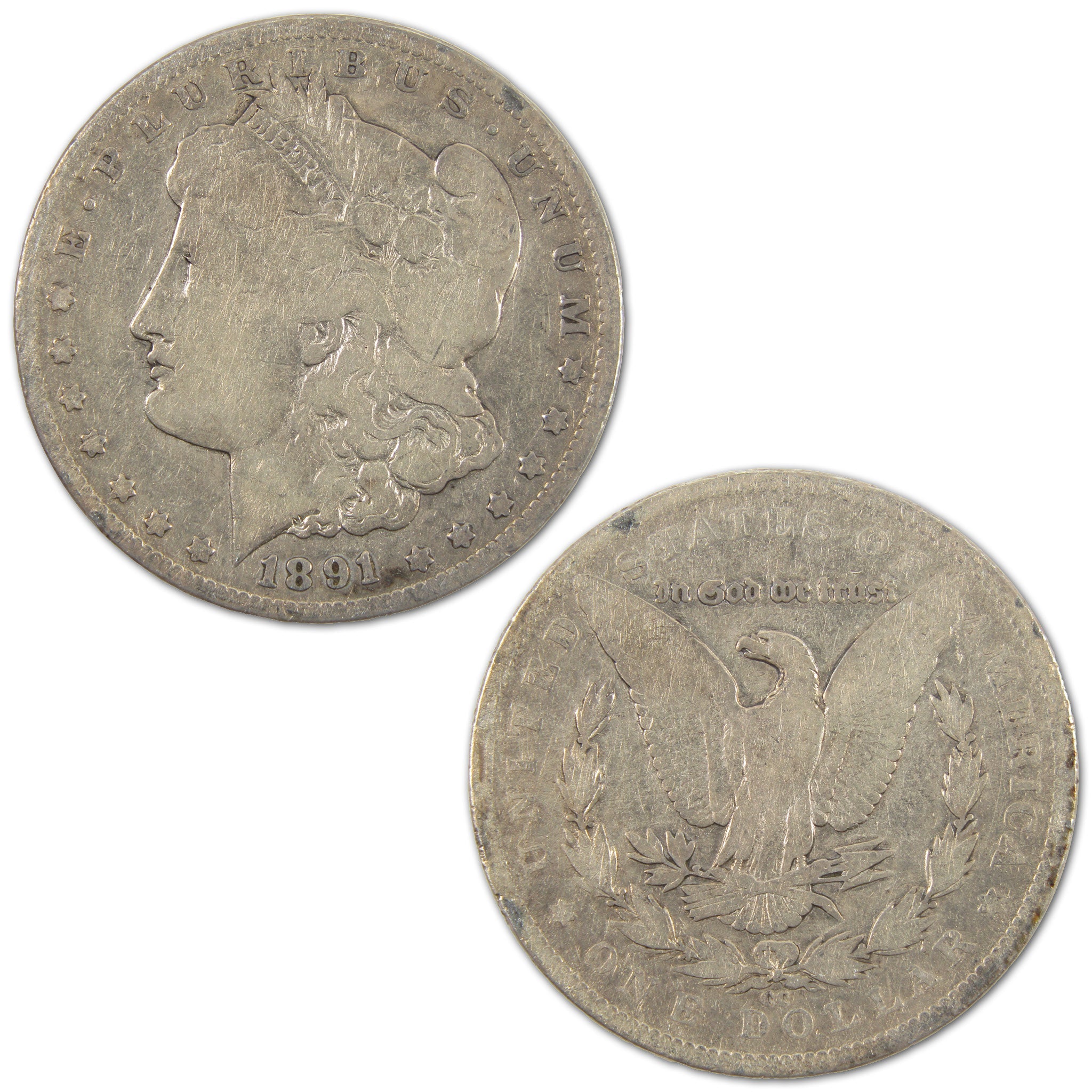 1891 CC Morgan Dollar Silver $1 Coin SKU:I10866 - Morgan coin - Morgan silver dollar - Morgan silver dollar for sale - Profile Coins &amp; Collectibles