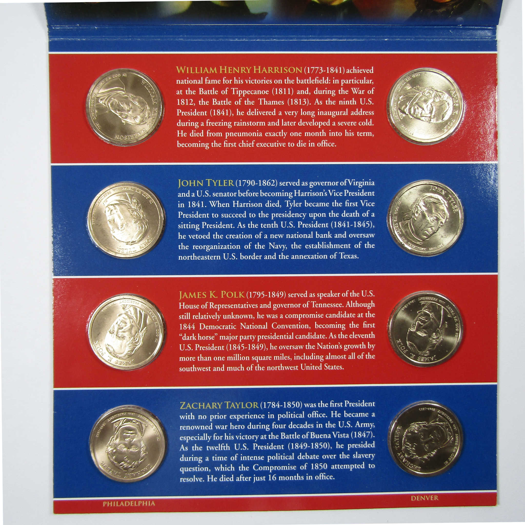 2009 P&D Presidential Dollar $1 Coin Uncirculated Set OGP SKU:CPC3828