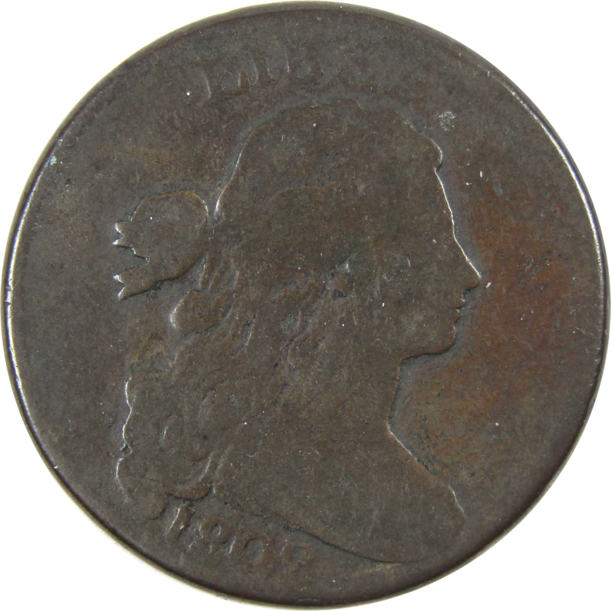 1802 Draped Bust Large Cent G Good Copper Penny 1c Coin SKU:I14673