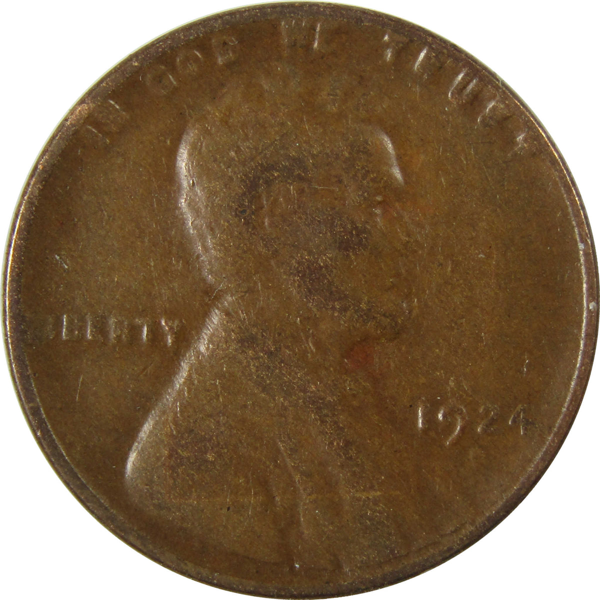 1924 D Lincoln Wheat Cent VG Very Good Penny 1c Coin SKU:I28101