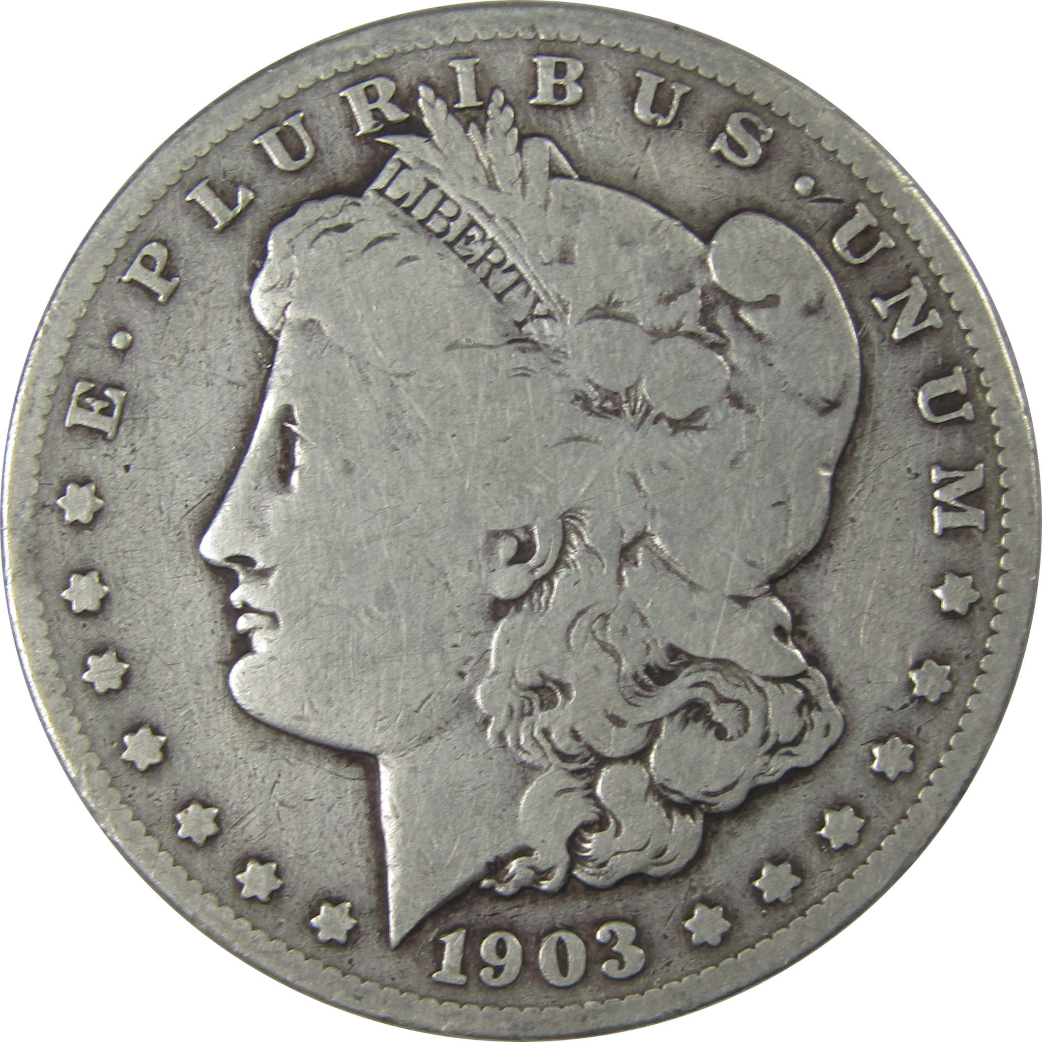 1903 S Morgan Dollar VG Very Good Details Silver $1 Coin SKU:I22818 - Morgan coin - Morgan silver dollar - Morgan silver dollar for sale - Profile Coins &amp; Collectibles