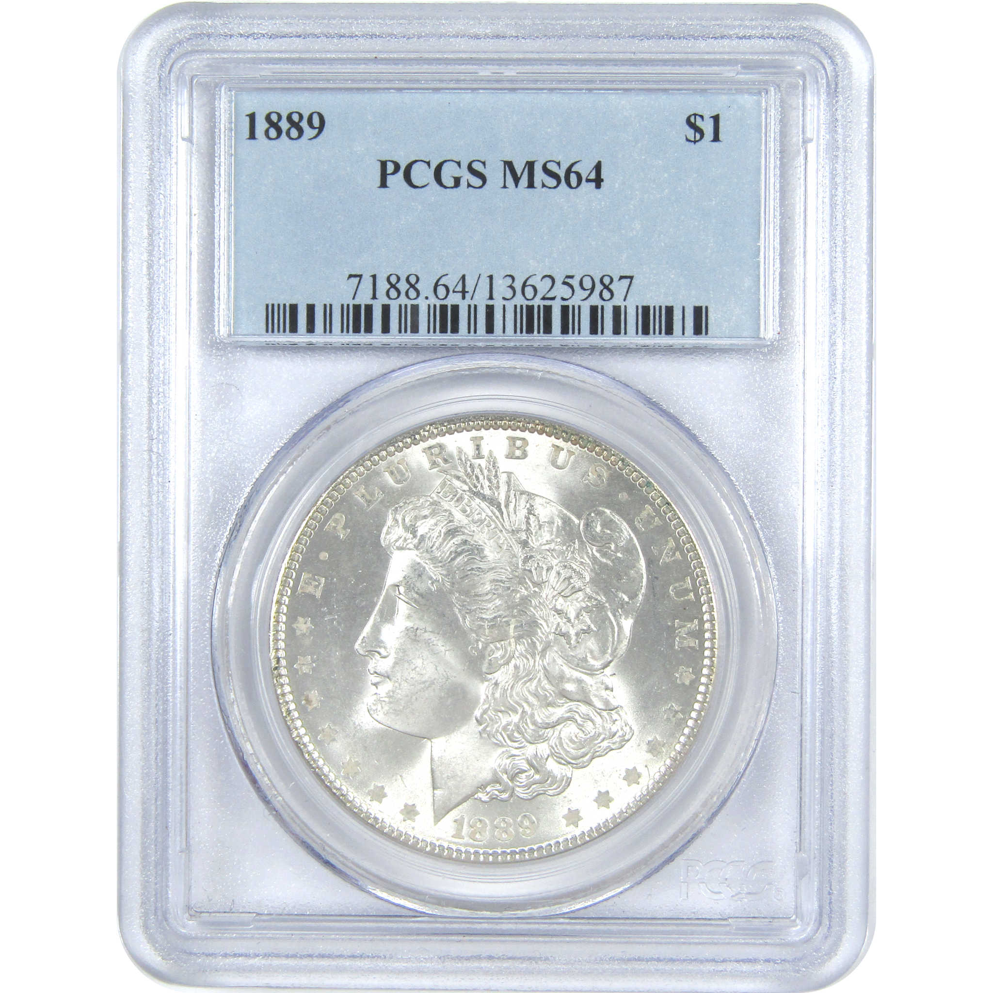 1889 Morgan Dollar MS 64 PCGS Silver $1 Uncirculated Coin SKU:I15391 - Morgan coin - Morgan silver dollar - Morgan silver dollar for sale - Profile Coins &amp; Collectibles