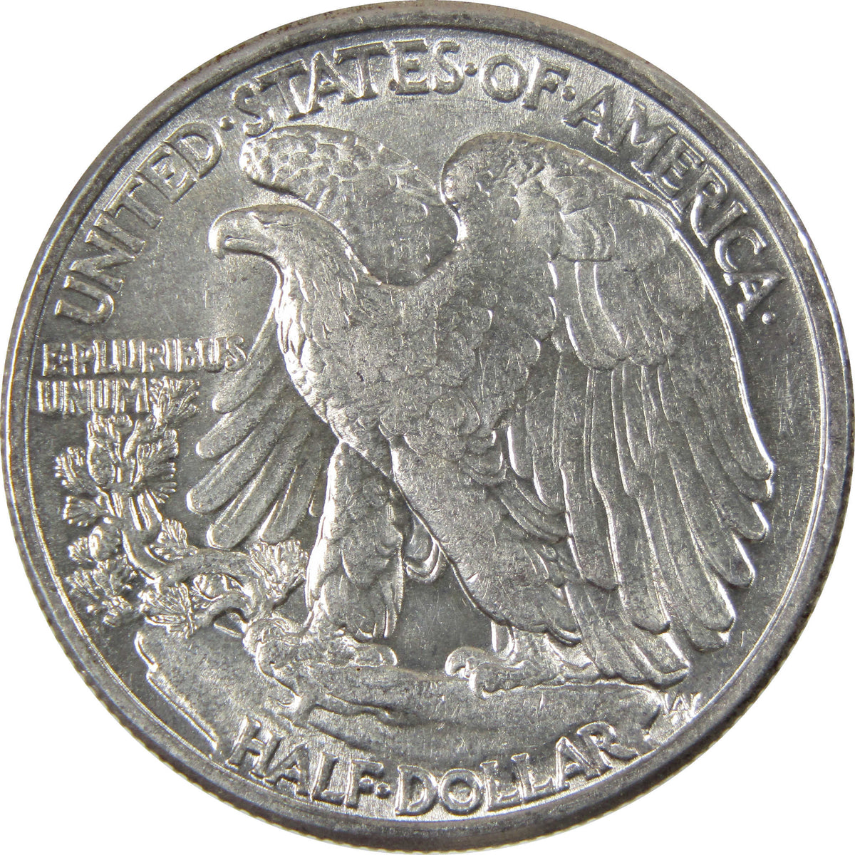1942 Liberty Walking Silver 50c Borderline Uncirculated SKU:I28683