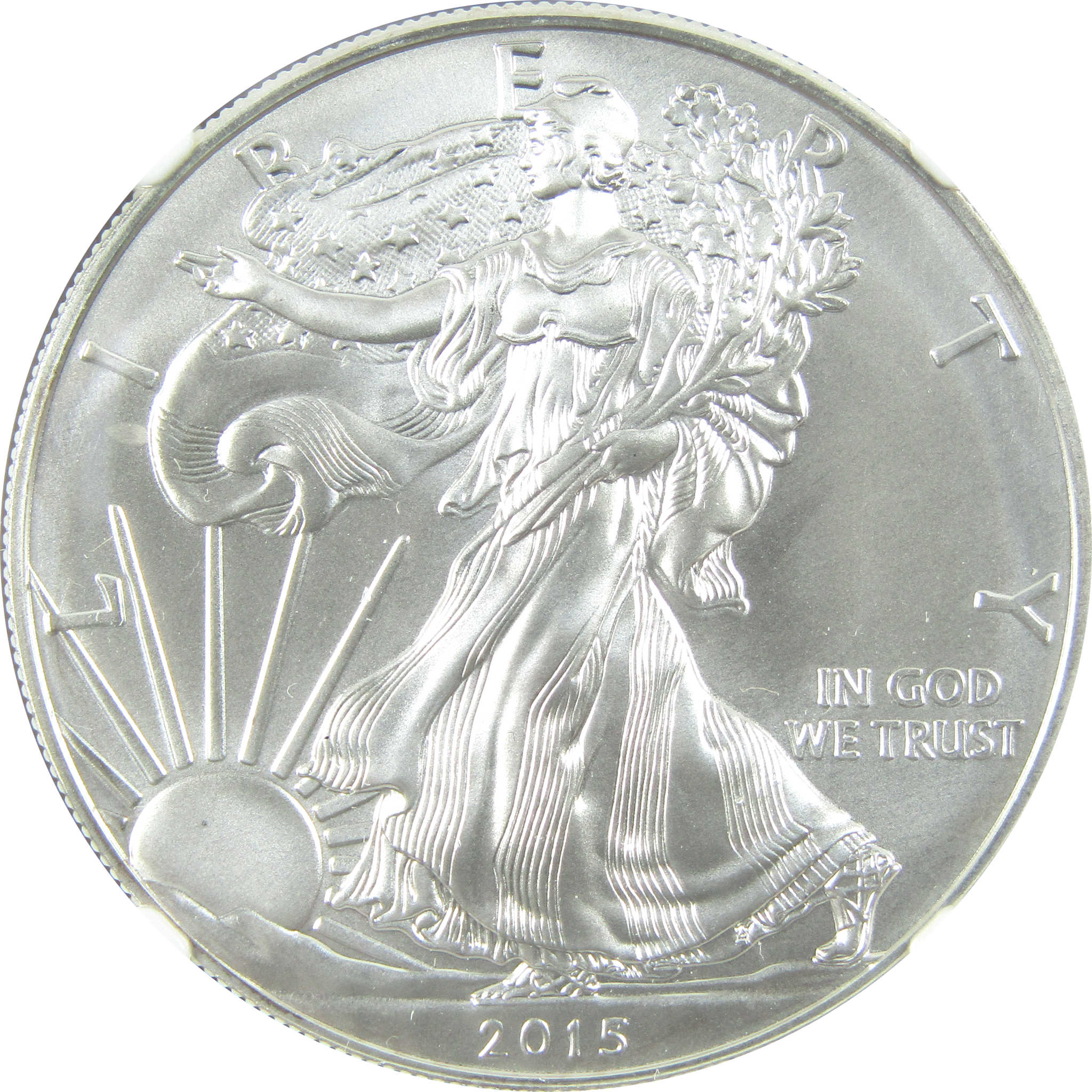 2015 W American Silver Eagle MS 69 NGC $1 Mercanti SKU:CPC7106