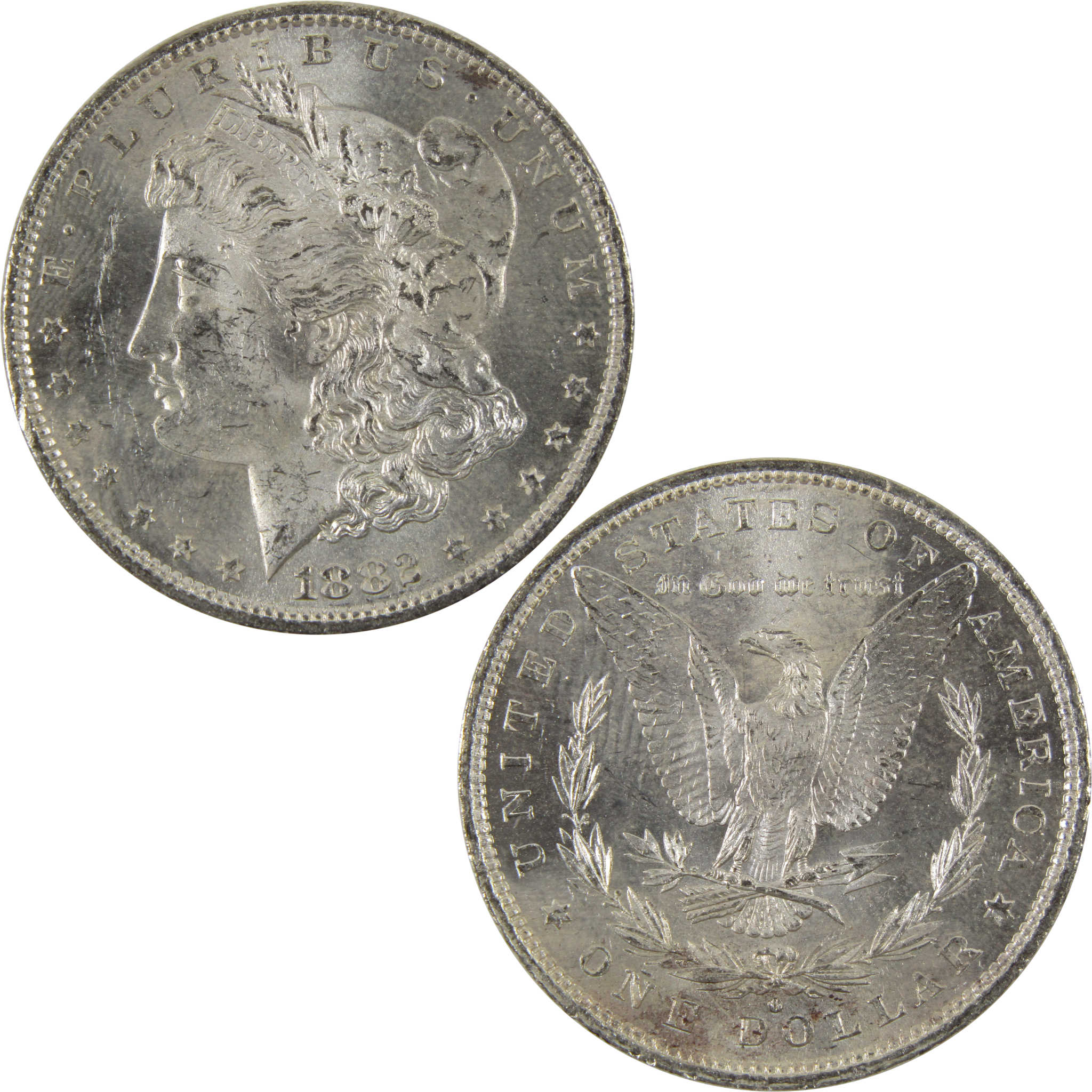 1882 O Morgan Dollar Unc Details 90% Silver $1 Bag Marks SKU:I8793 - Morgan coin - Morgan silver dollar - Morgan silver dollar for sale - Profile Coins &amp; Collectibles