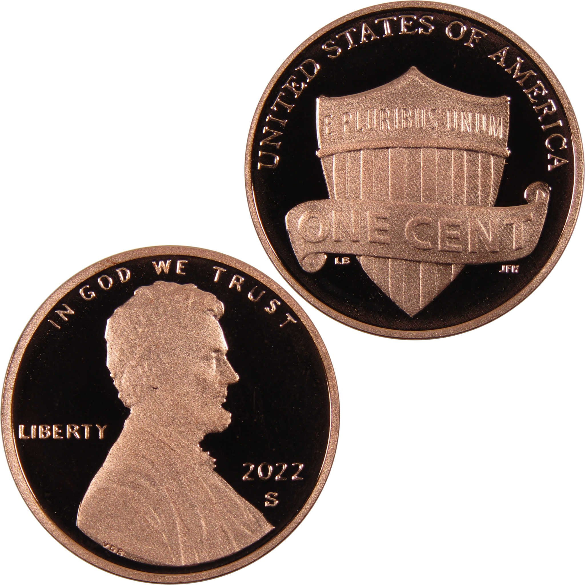 2022 S Lincoln Shield Cent Penny 1c Proof Coin
