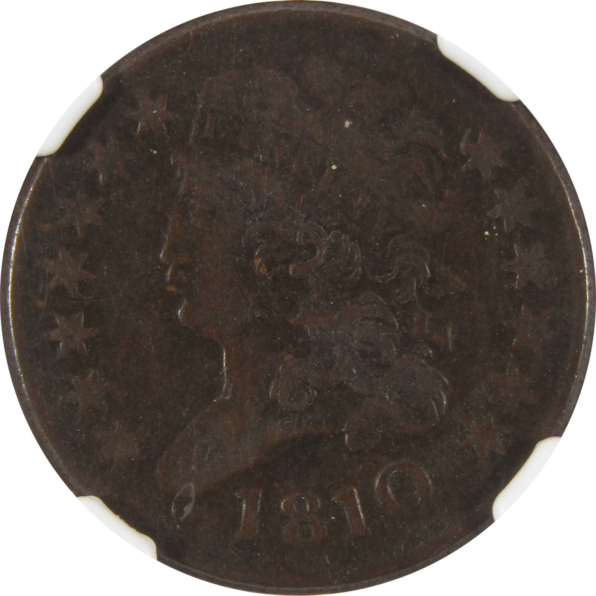 1810 Classic Head Half Cent XF 40 BN NGC Copper Penny 1/2c SKU:I8500