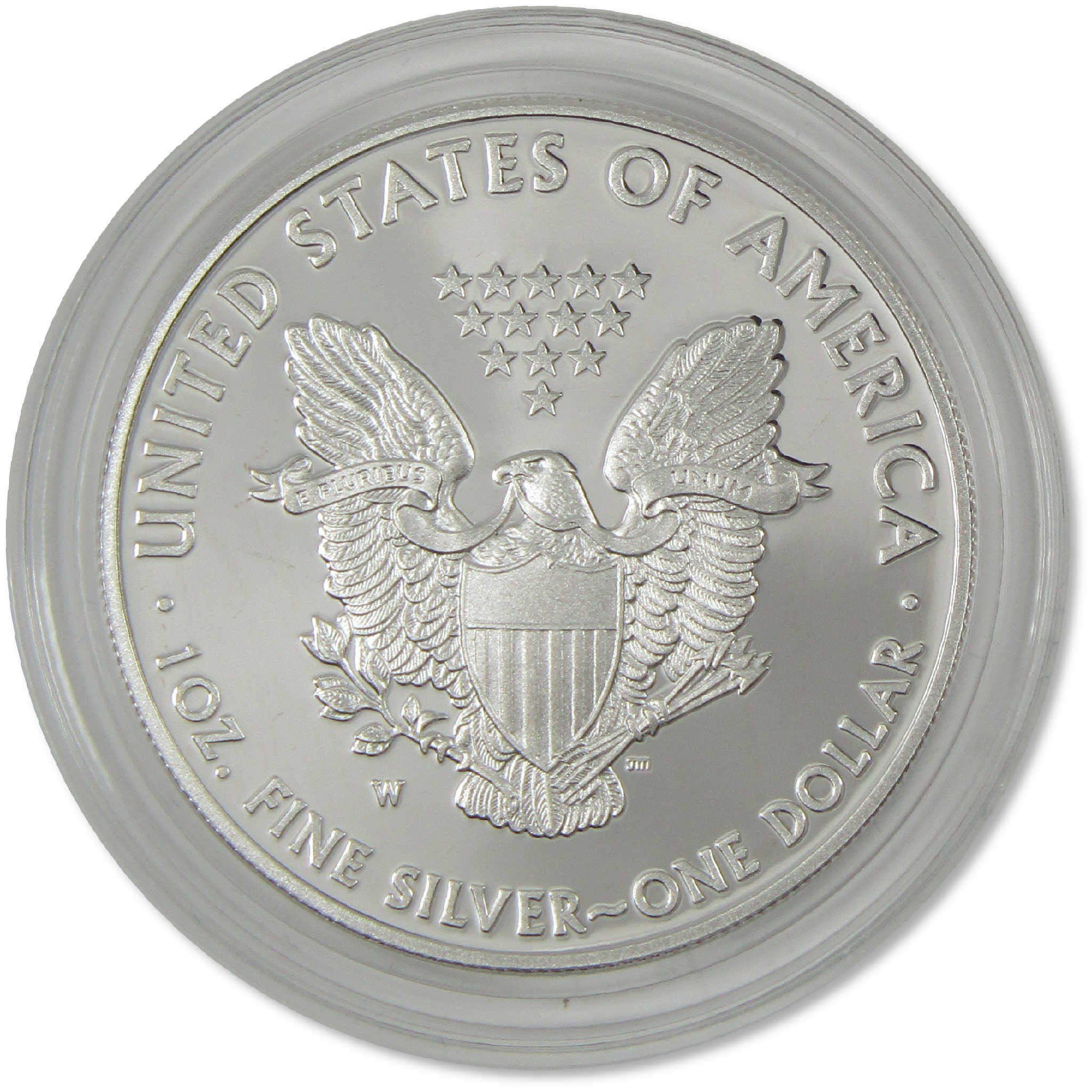2015 W American Silver Eagle Choice Proof Bullion $1 Coin OGP COA