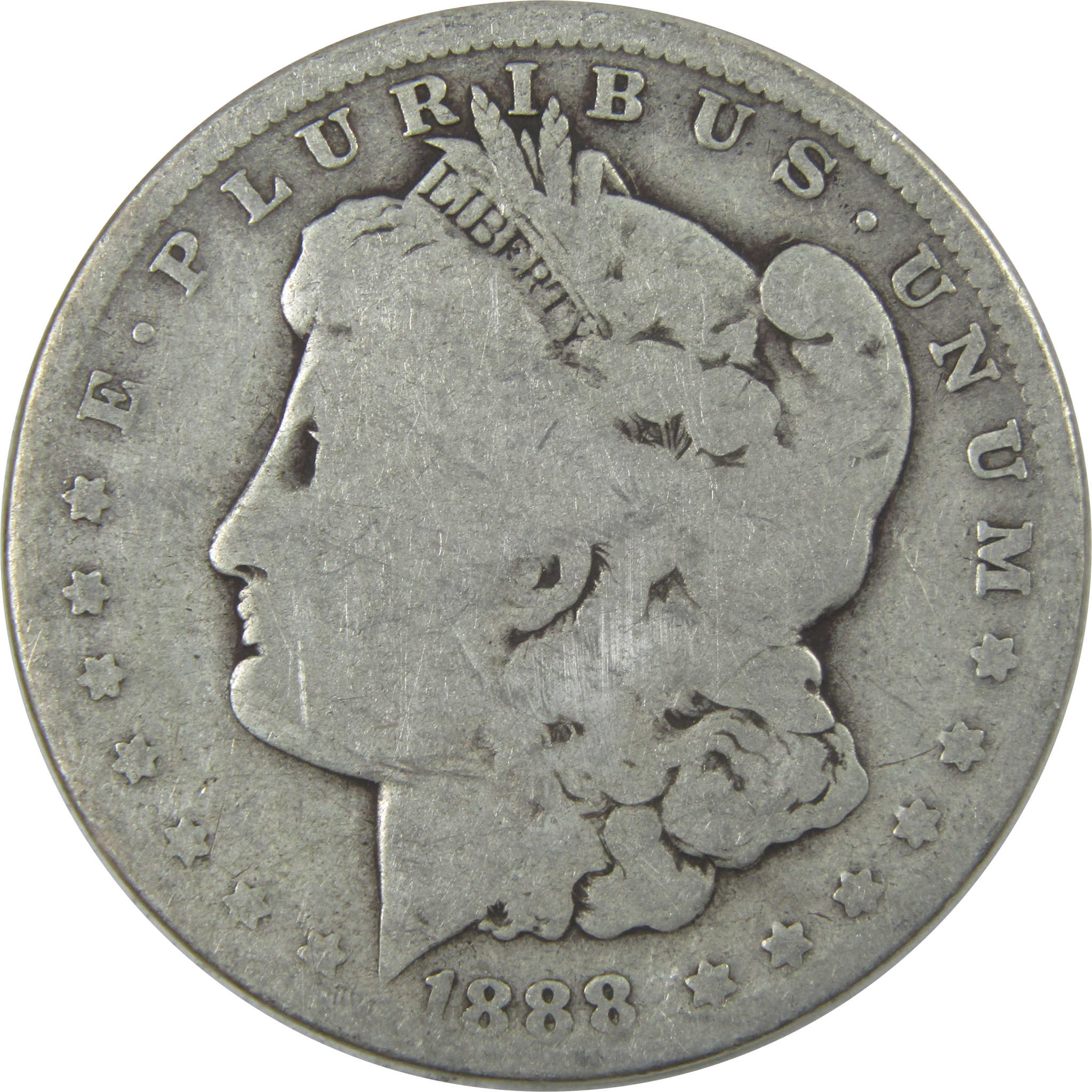 1888 O Morgan Dollar G Good Silver $1 Coin SKU:I15484 - Morgan coin - Morgan silver dollar - Morgan silver dollar for sale - Profile Coins &amp; Collectibles