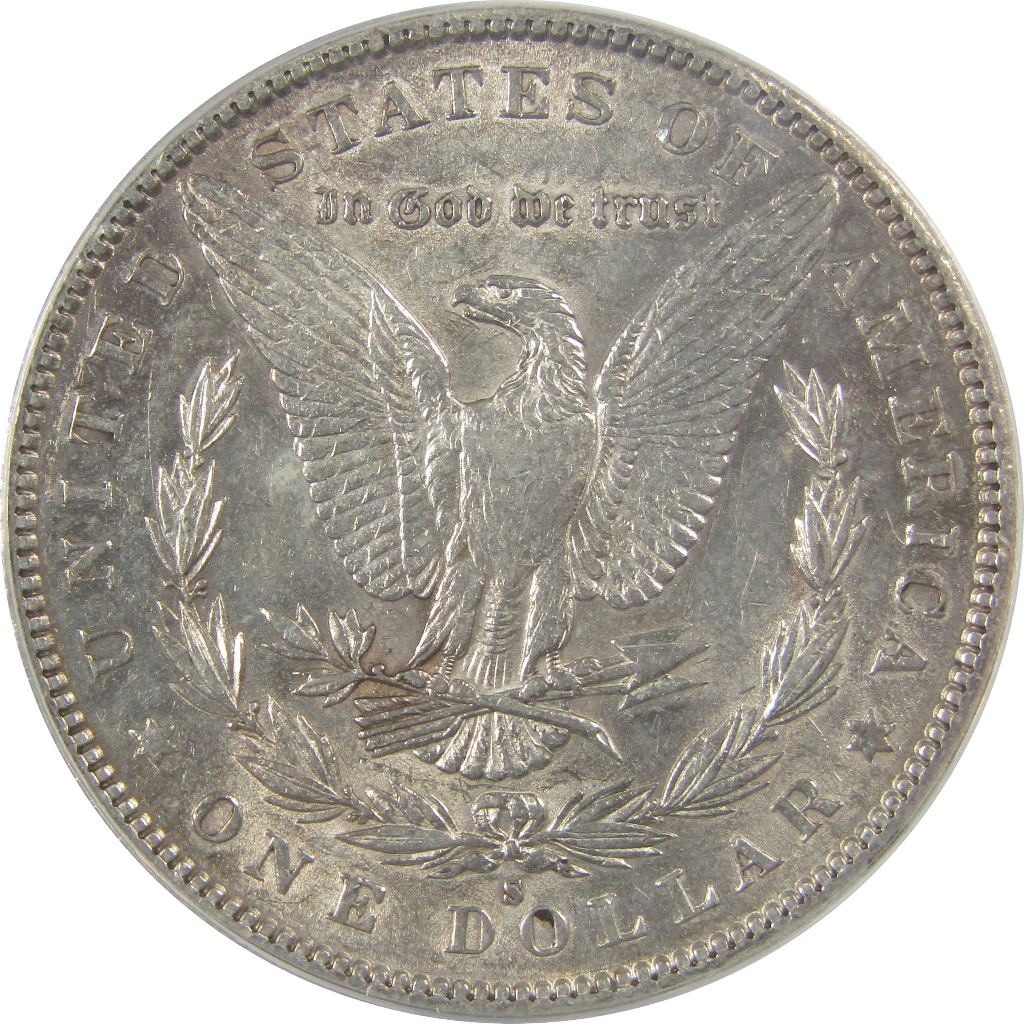 1890 S Morgan Dollar AU 50 ANACS Silver $1 Coin SKU:I22147 - Morgan coin - Morgan silver dollar - Morgan silver dollar for sale - Profile Coins &amp; Collectibles